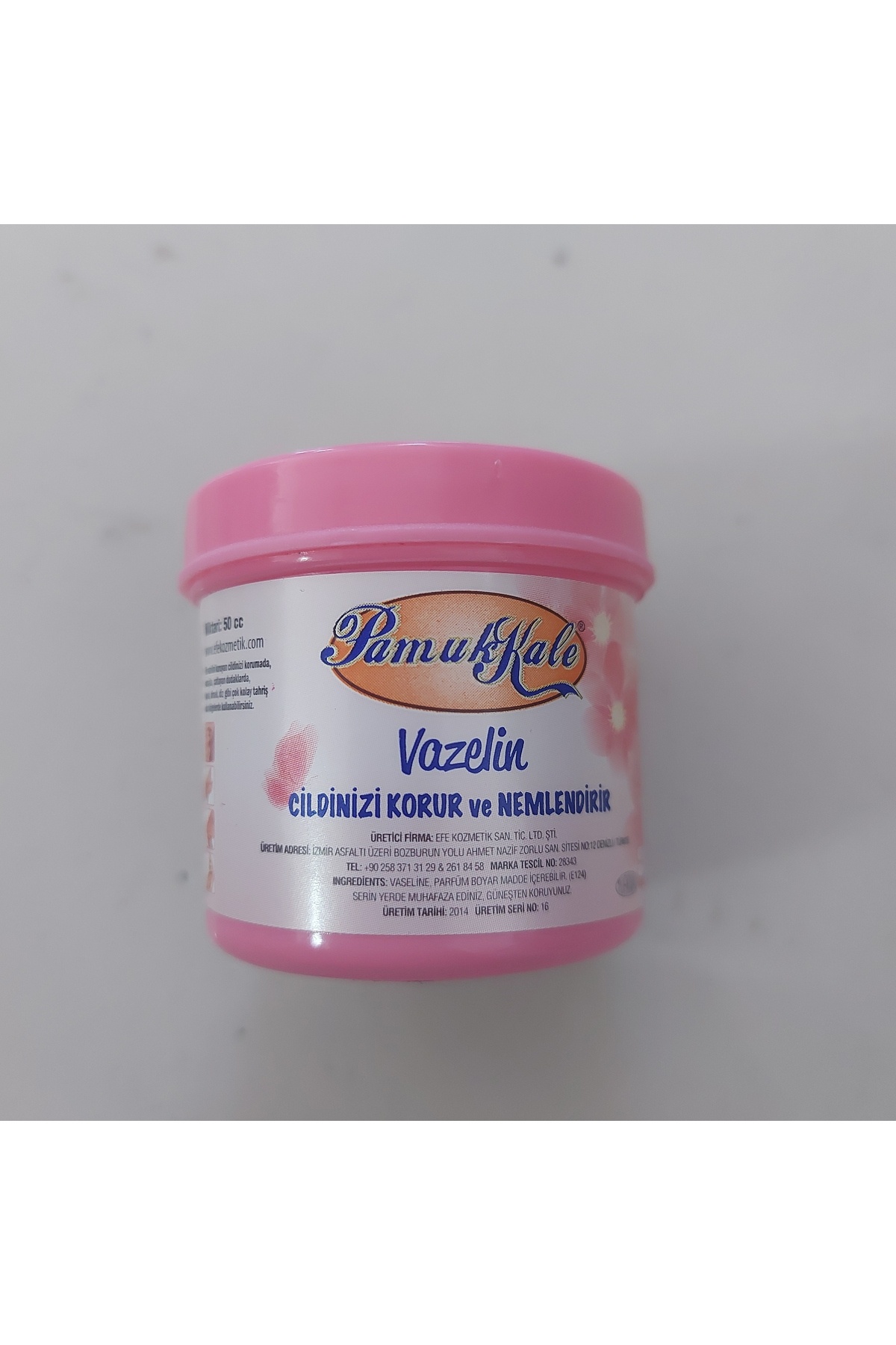 Pamukkale Vazelin 50 cc pembe