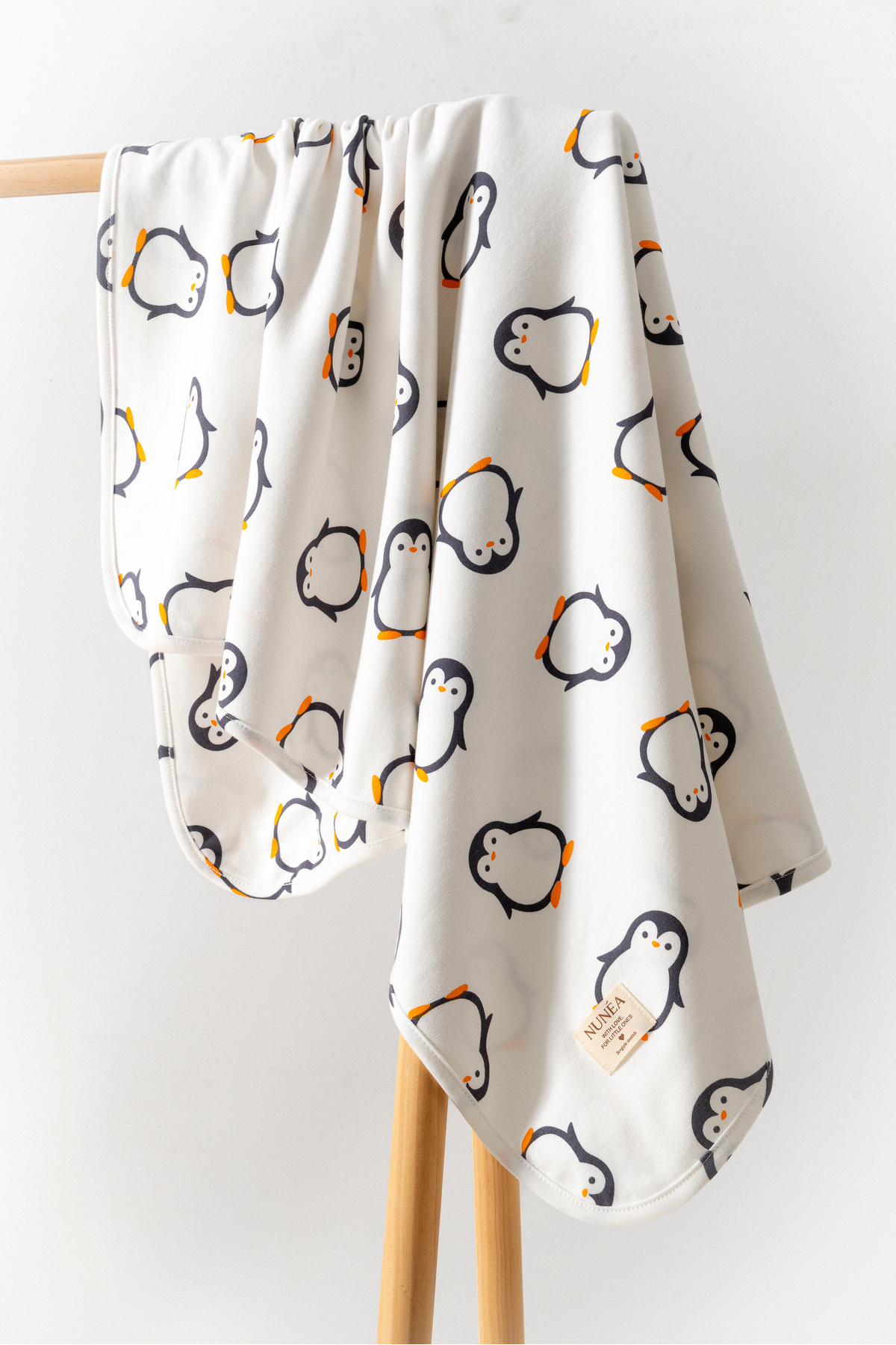 NUNEA %100 Pamuk Oeko-Tex Sertifikalı Çift Kat Bebek Örtü&Battaniye 100×85 cm – Yumuşak & Nefes Alır