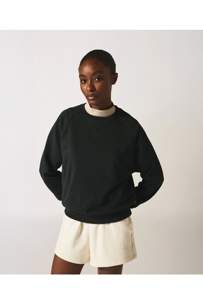 Champion Eco Future Crewneck Sweatshirt Gri Kadın Sweatshirt -117820-ES535