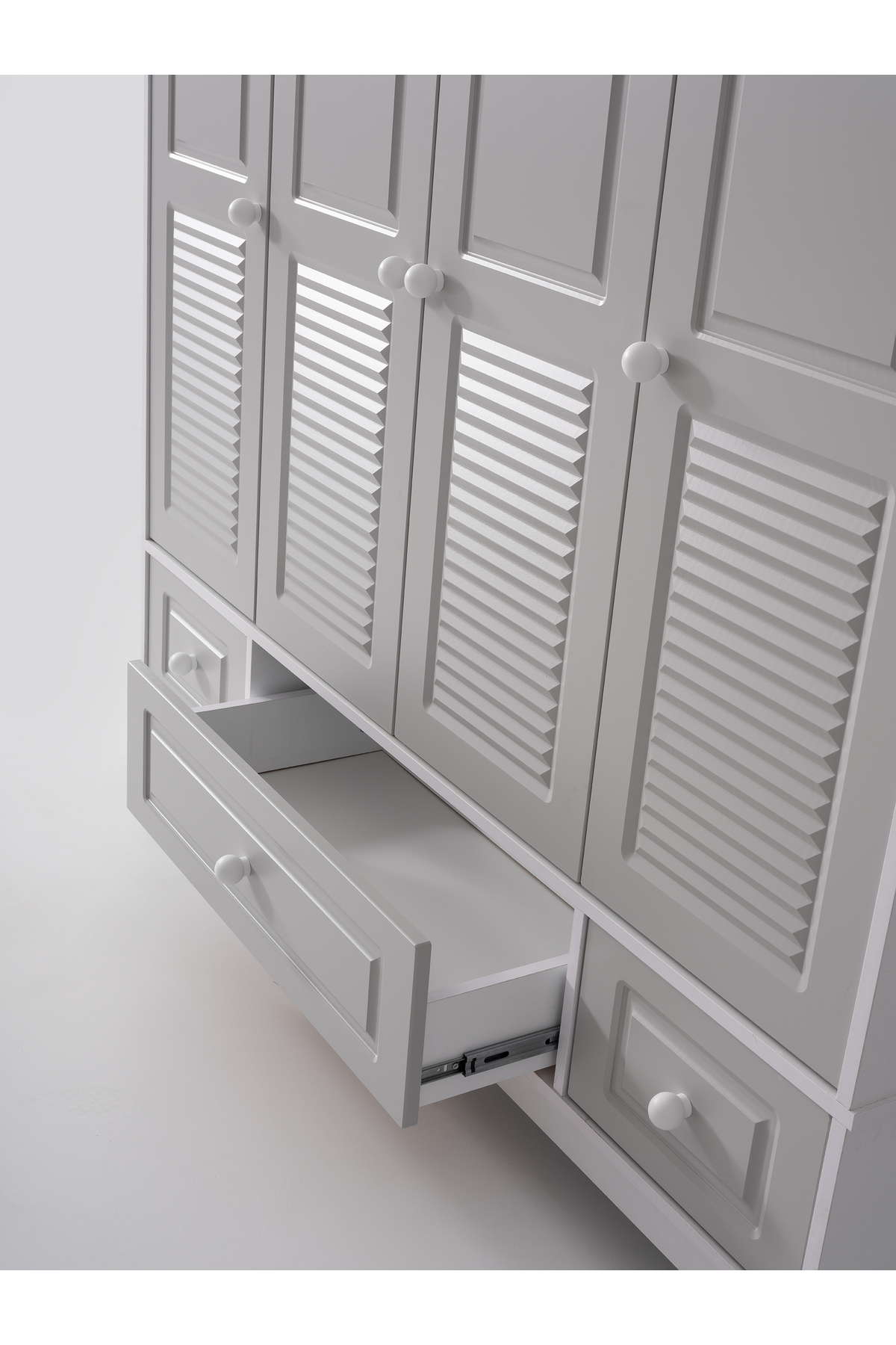 Cozibo Joy 4 Kapılı Dolap, Bebek ve Genç Odası Dolap fotoğrafı 3 (önizleme)