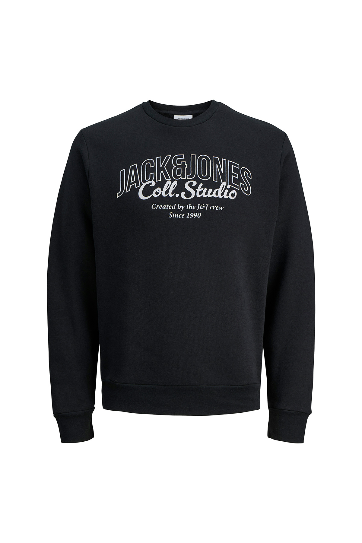 سویشرت یقه گرد مردانه مشکی جک اند جونز مدل Makoto Crew Neck جک اند جونز سویشرت Jack & Jones