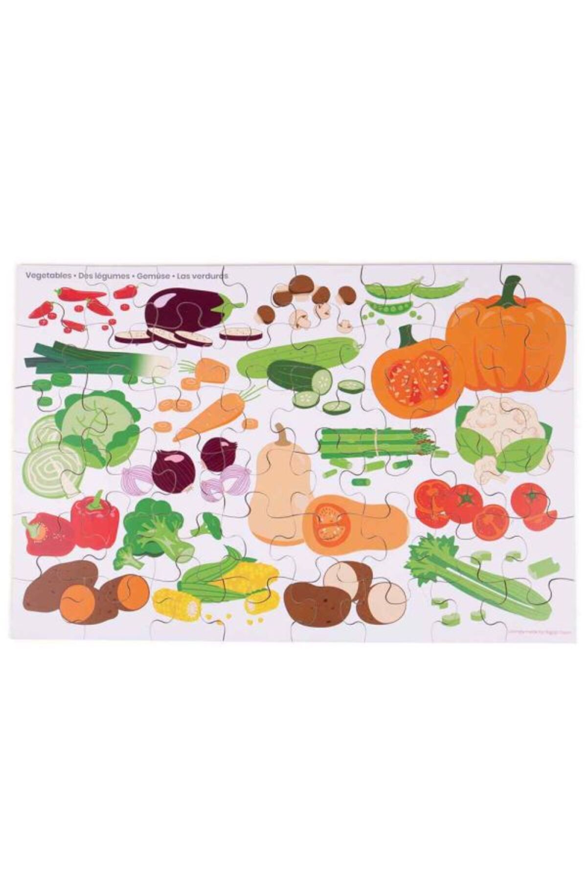 پازل کف سبزیجات