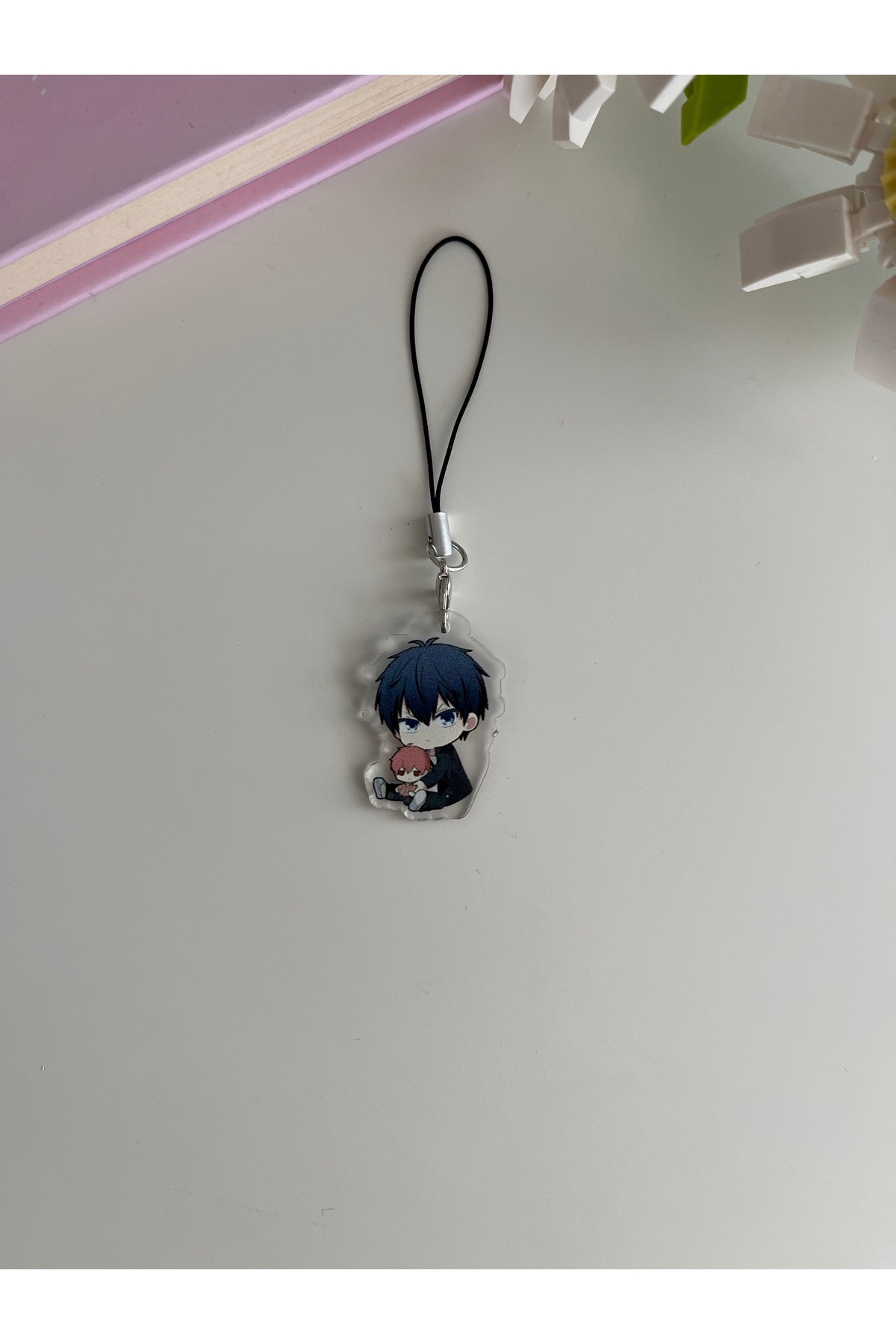 Hara Company Given Animesi Ritsuka Uenoyama ve Mafuyu Satō Anime Telefon / Termos Charmı v2