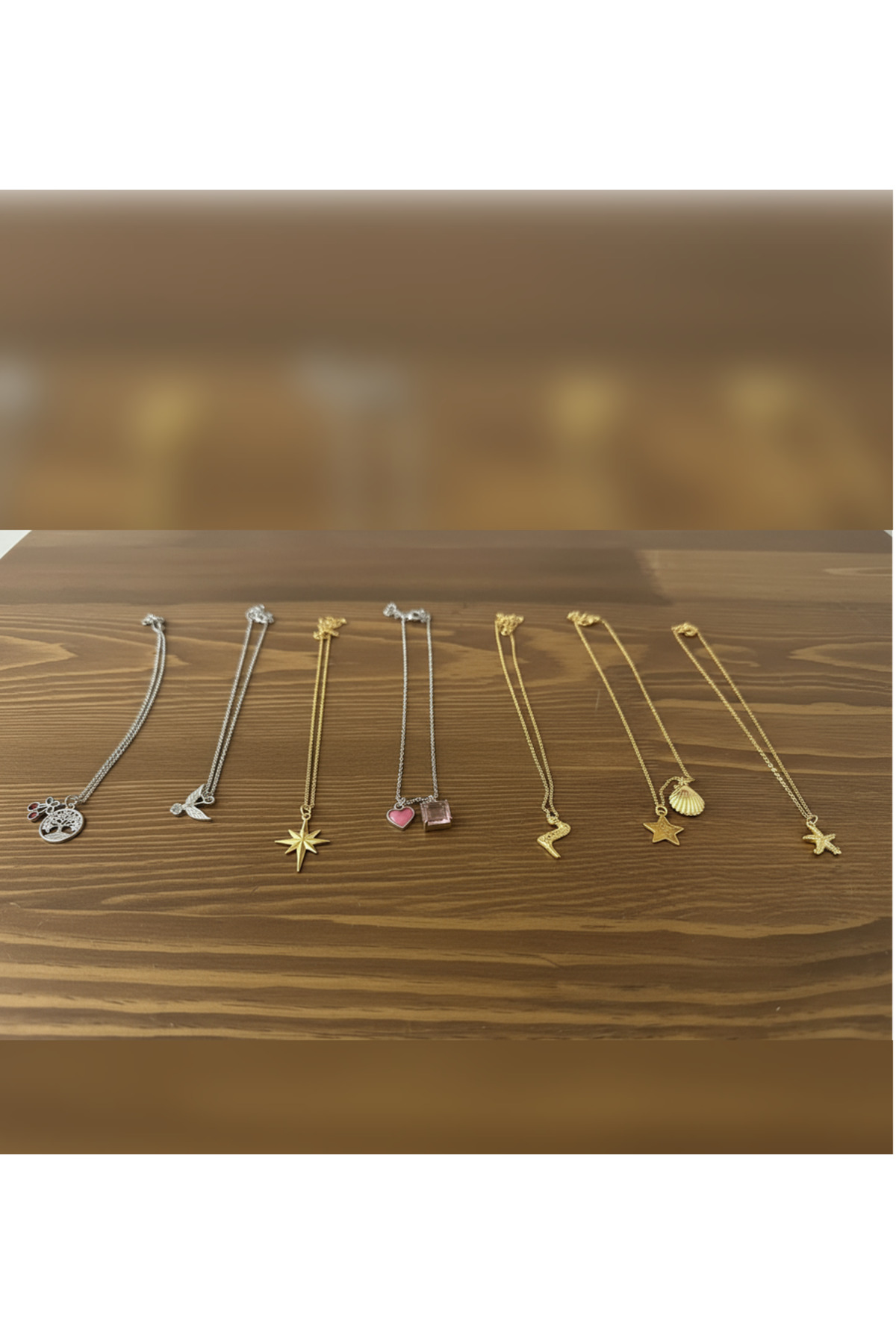 PURE BERRY 10LU KARMAŞIK SET 5 GOLD - 5 GÜMÜŞ KOLYE KARMAŞIK GÖNDERİLİR görsel 4