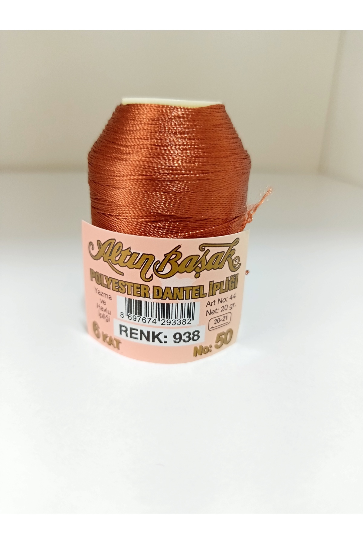Altınbaşak Polyester Oya İpi ve Dantel İpliği 20 gr No:50 6 Kat