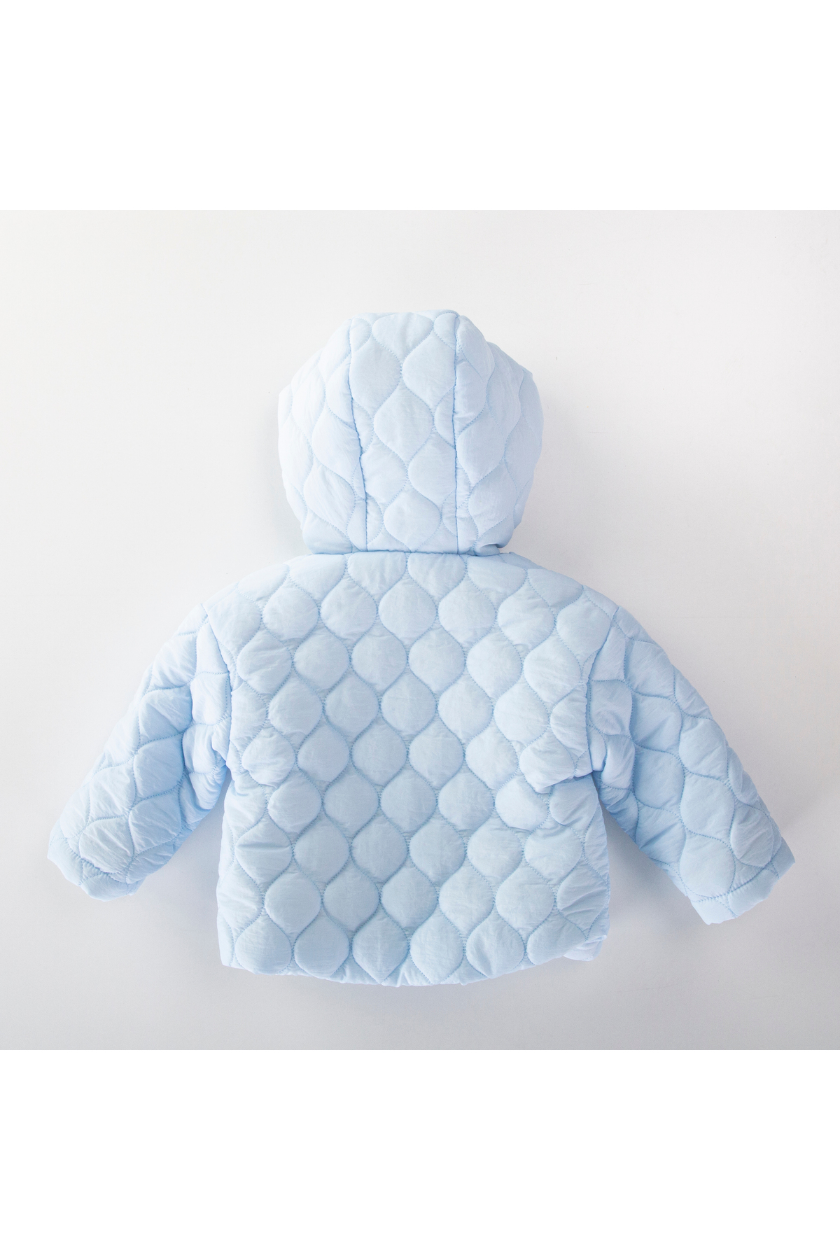 ZERA KIDS Soft Kapitone Kumaş, Cepli, Kapüşonlu Çocuk Kışlık Mont-Kaban fotoğrafı 2 (önizleme)