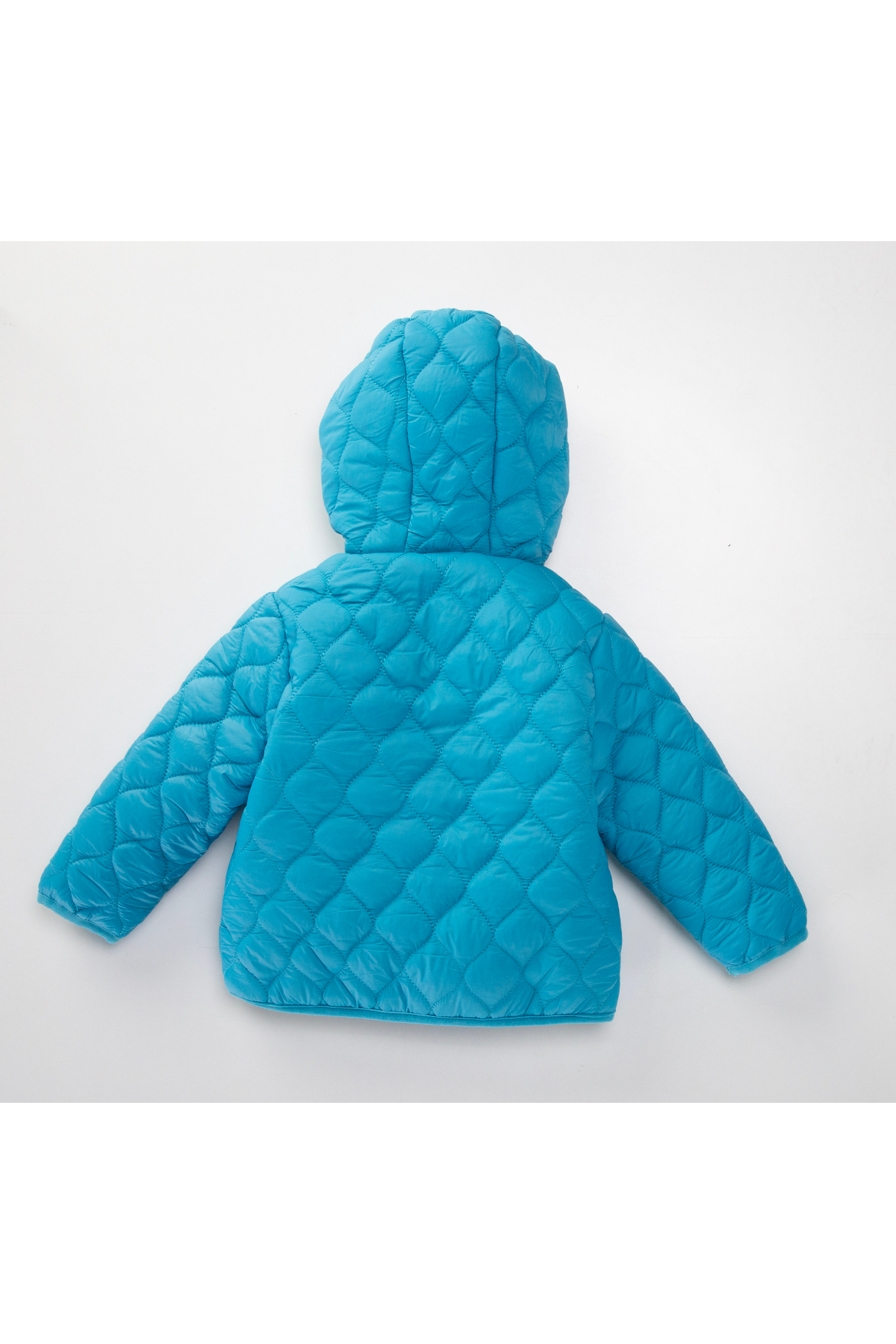 ZERA KIDS Soft Kapitone Kumaş, Cepli, Kapüşonlu Çocuk Kışlık Mont-Kaban fotoğrafı 2 (önizleme)