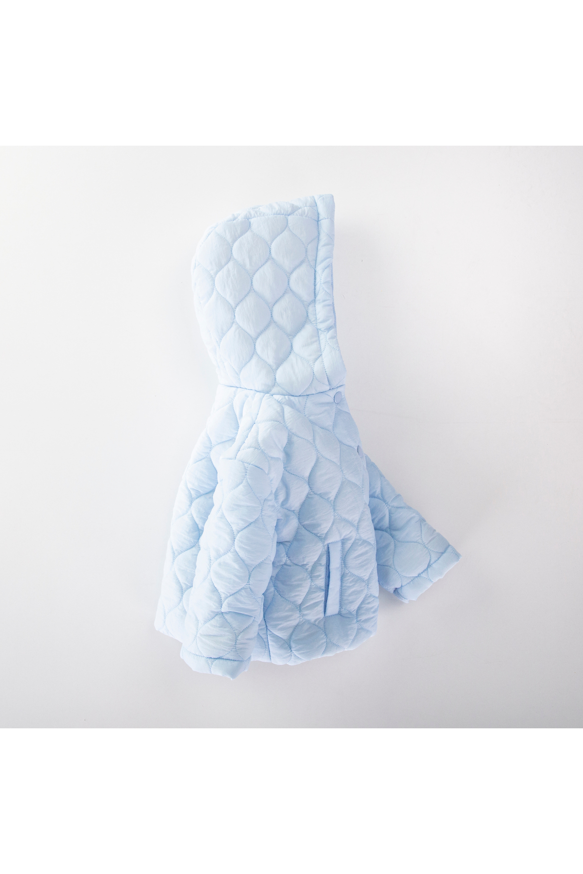 ZERA KIDS Soft Kapitone Kumaş, Cepli, Kapüşonlu Çocuk Kışlık Mont-Kaban fotoğrafı 3 (önizleme)