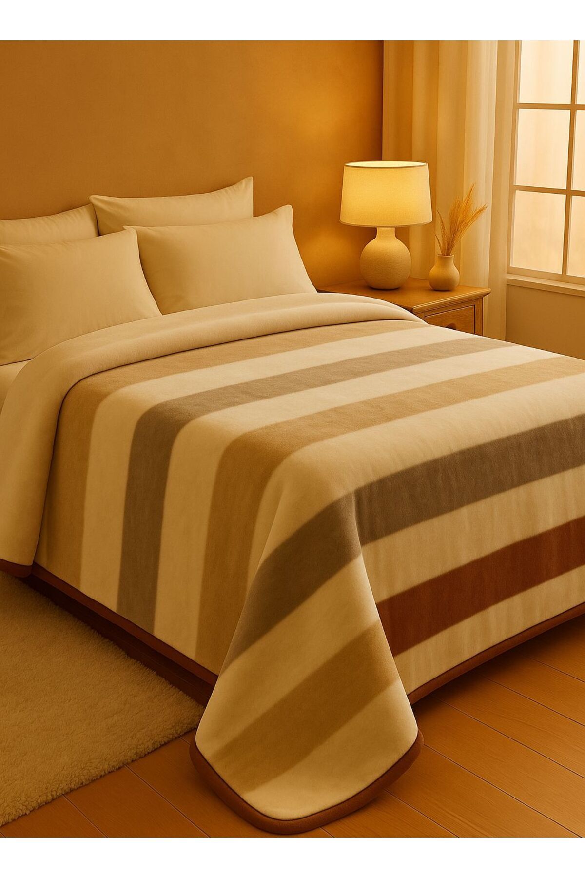 padişah halı Comfor Yumoş Tek Kişilik Battaniye 155x220