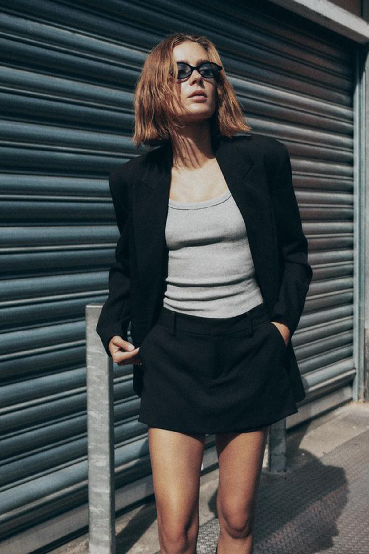 Premium KYBELE Woven Mini Shorts Skirt