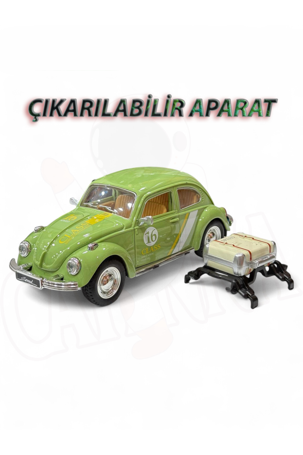 cayenna Metal Vosvos Işıklı Müzikli Kapıları Açılır Aksesuarlı Model Araba fotoğrafı 6 (önizleme)