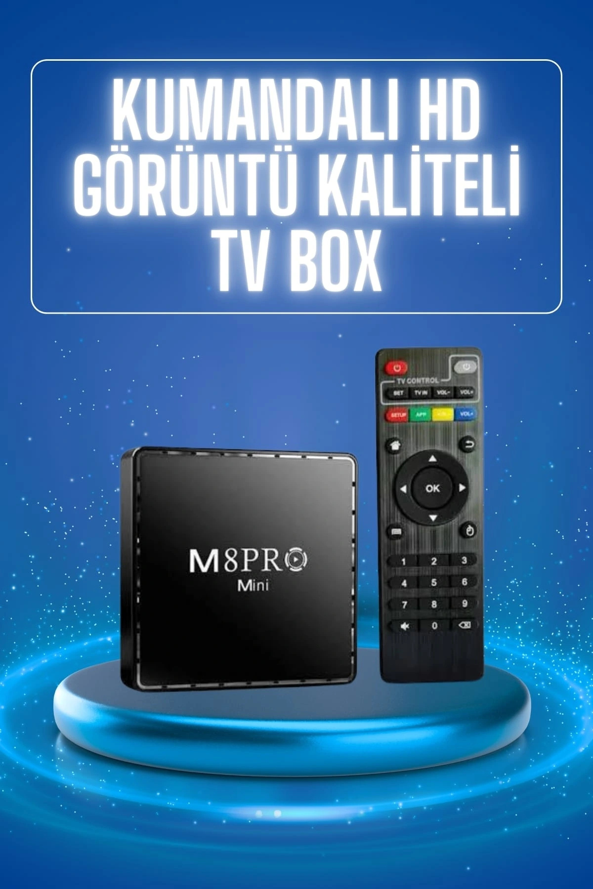 TeknomAVM Android Tv Smart Box Kablosuz MX Box Android Tv Smart Box
