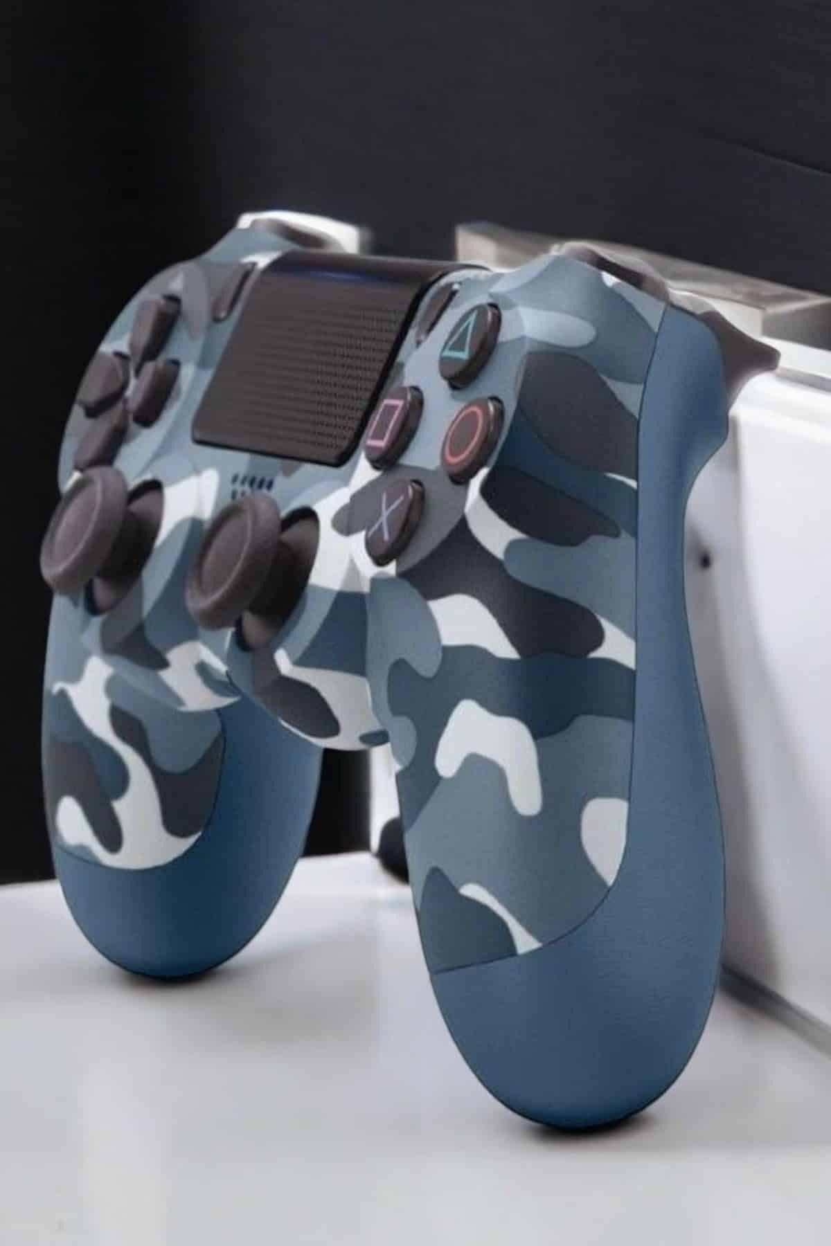 ZERO LAND PS4 Oyun Kolu Kamuflaj  Uyumlu  (104940) Desenli Joystick