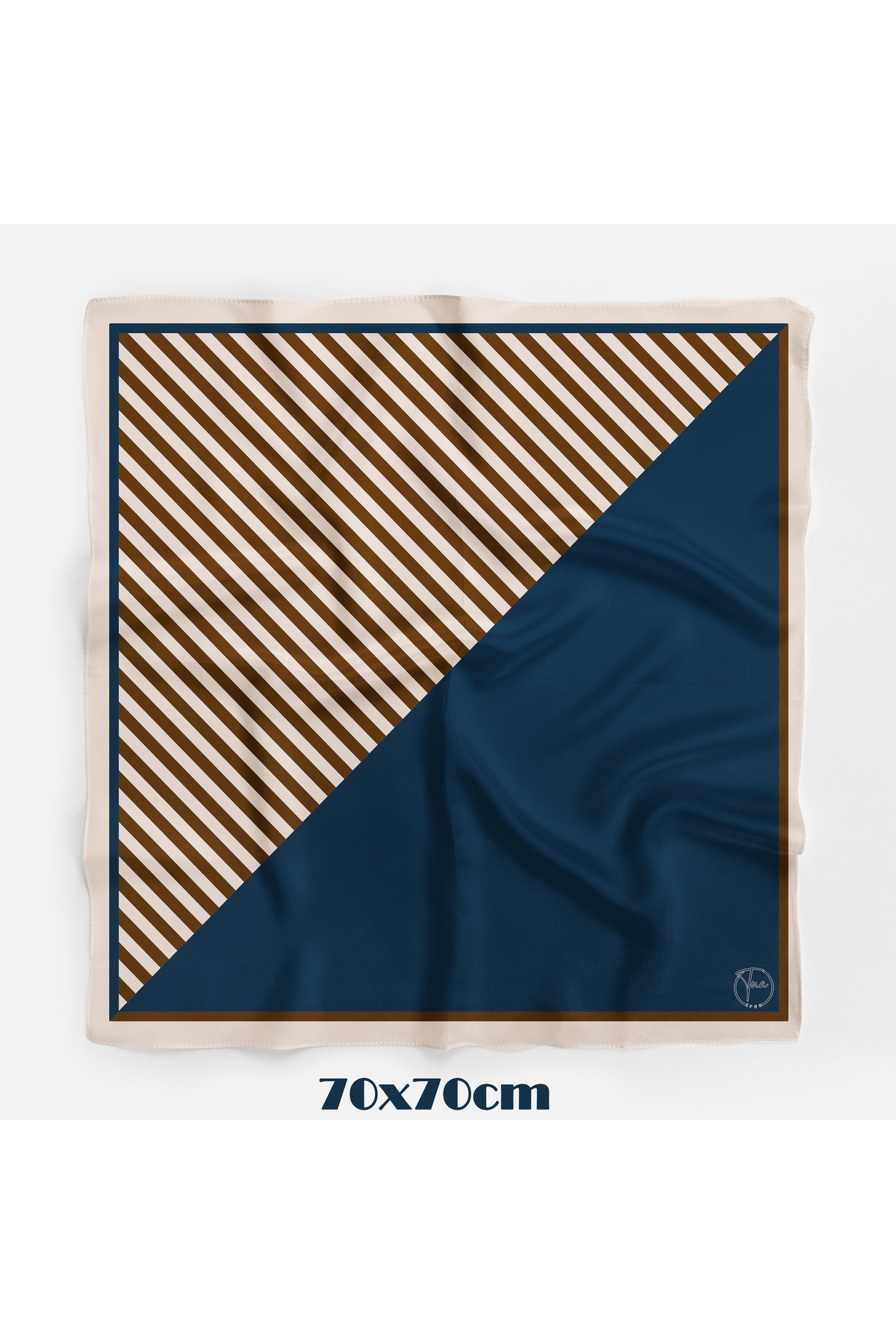 tuaipek LACİVERA Desen 70*70cm Bandana/Fular