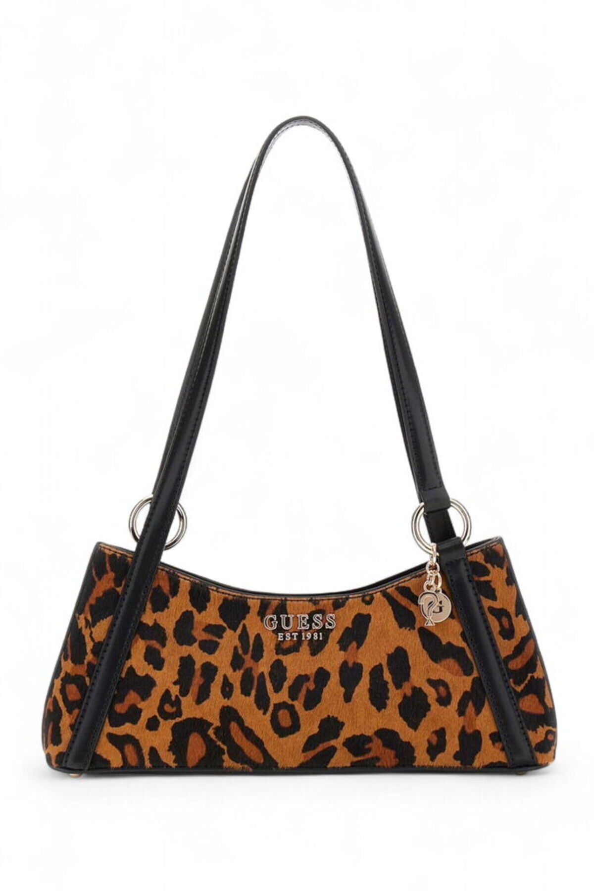 گس کیف دوشی زنانه Domitilla مشکی-قهوه‌ای-پلنگی HWLO7529180