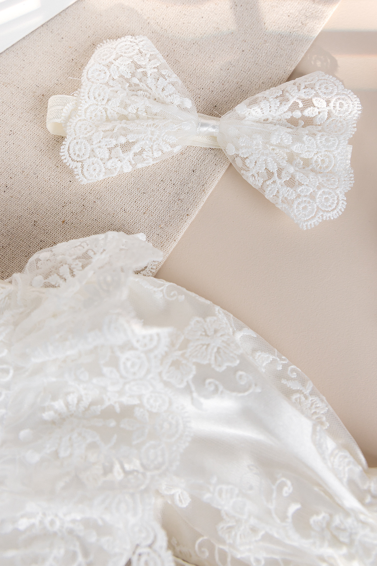 Babymod Güpürlü 4'lü Kız Bebek Mevlüt Elbise Seti fotoğrafı 7 (önizleme)