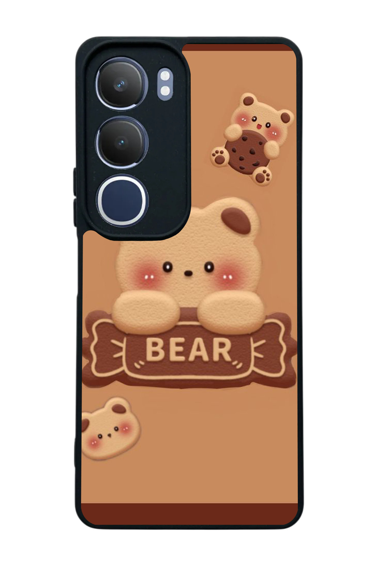 Y19s Compatible Printed, Matte Black,Soft Silicone, Protective,Shock Absorbing Cover,Case