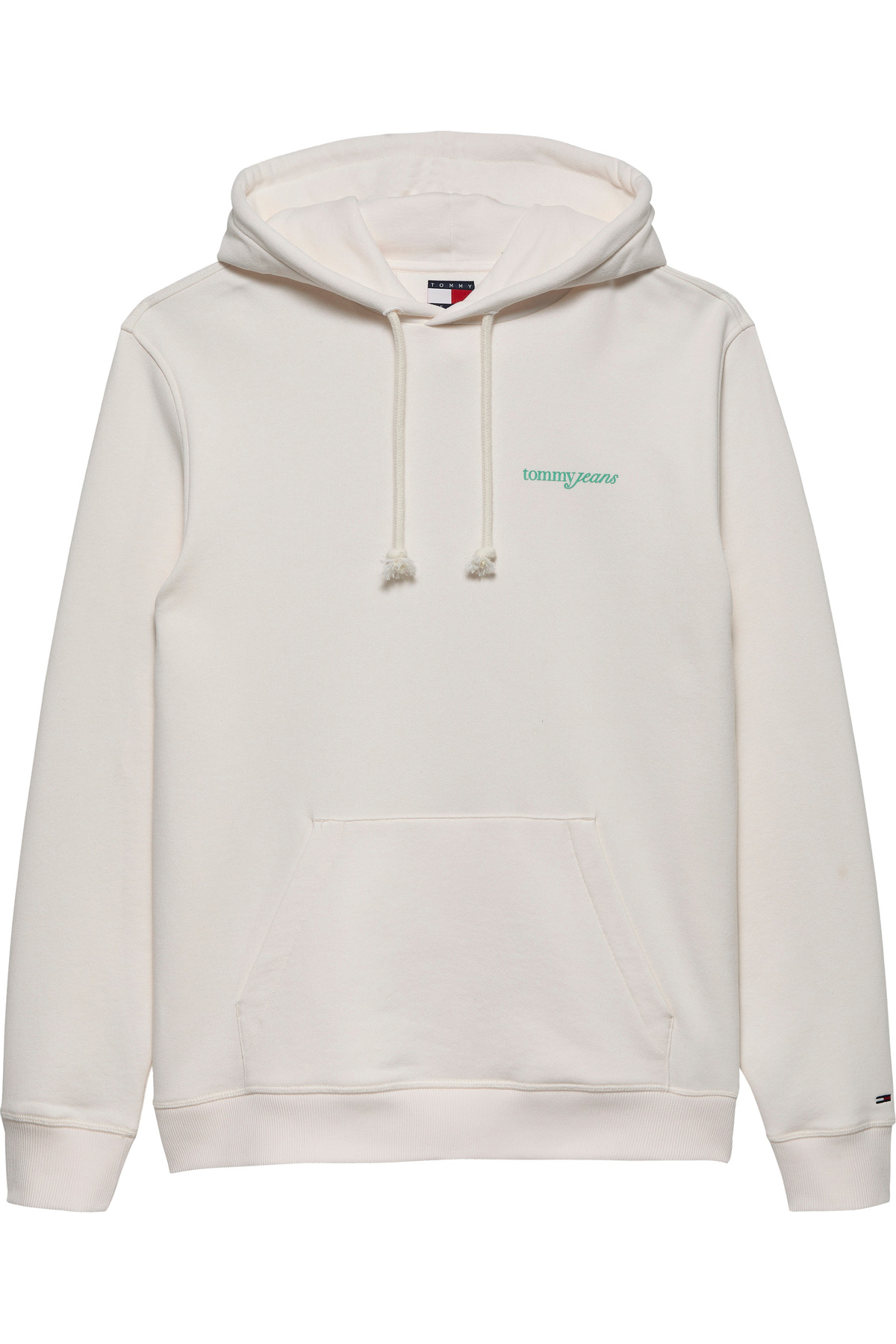 تامی هیلفیگر پلیور مردانه سفید TJM مدل REG BLUR SCRPT BCK HOOD EXT - DM0DM22112