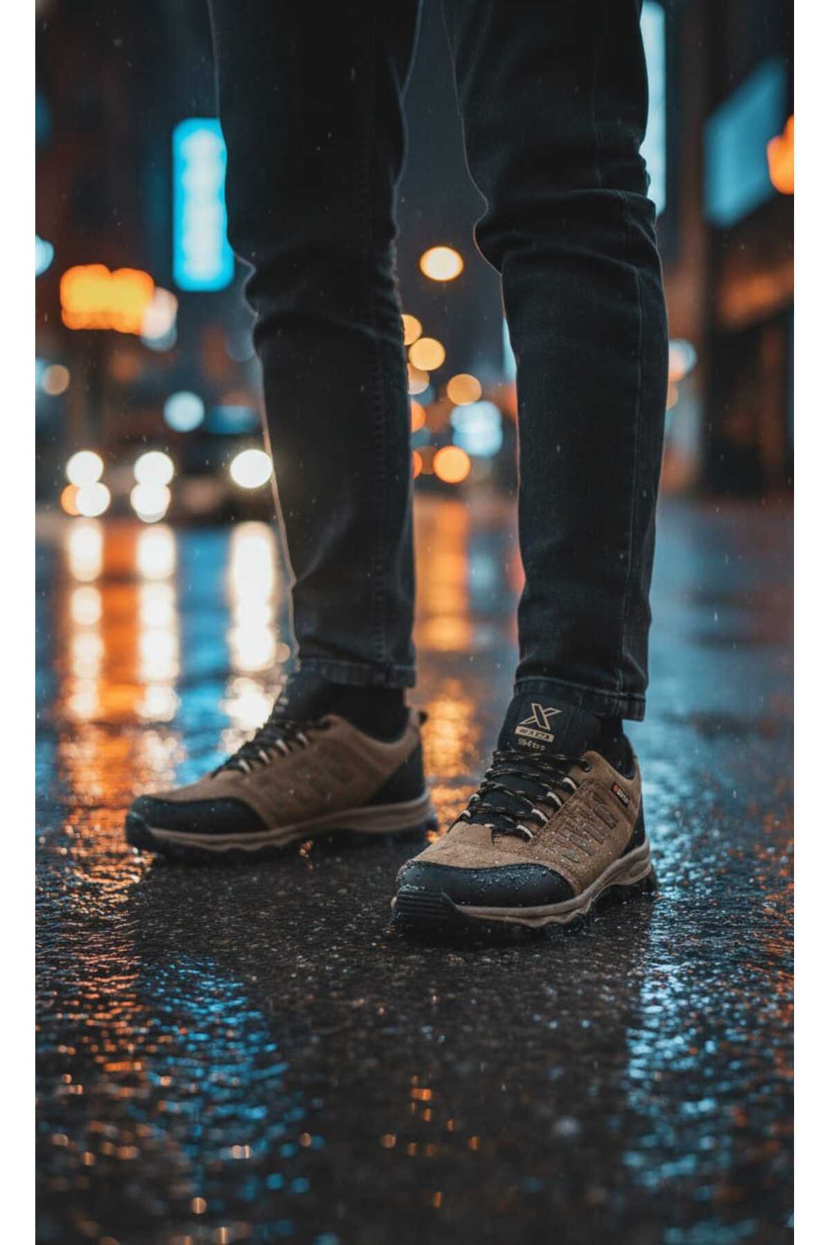 Shubuu erkek kışlık kaydırmaz Ortopedik Taban Outdoor Tracking Ayakkabı