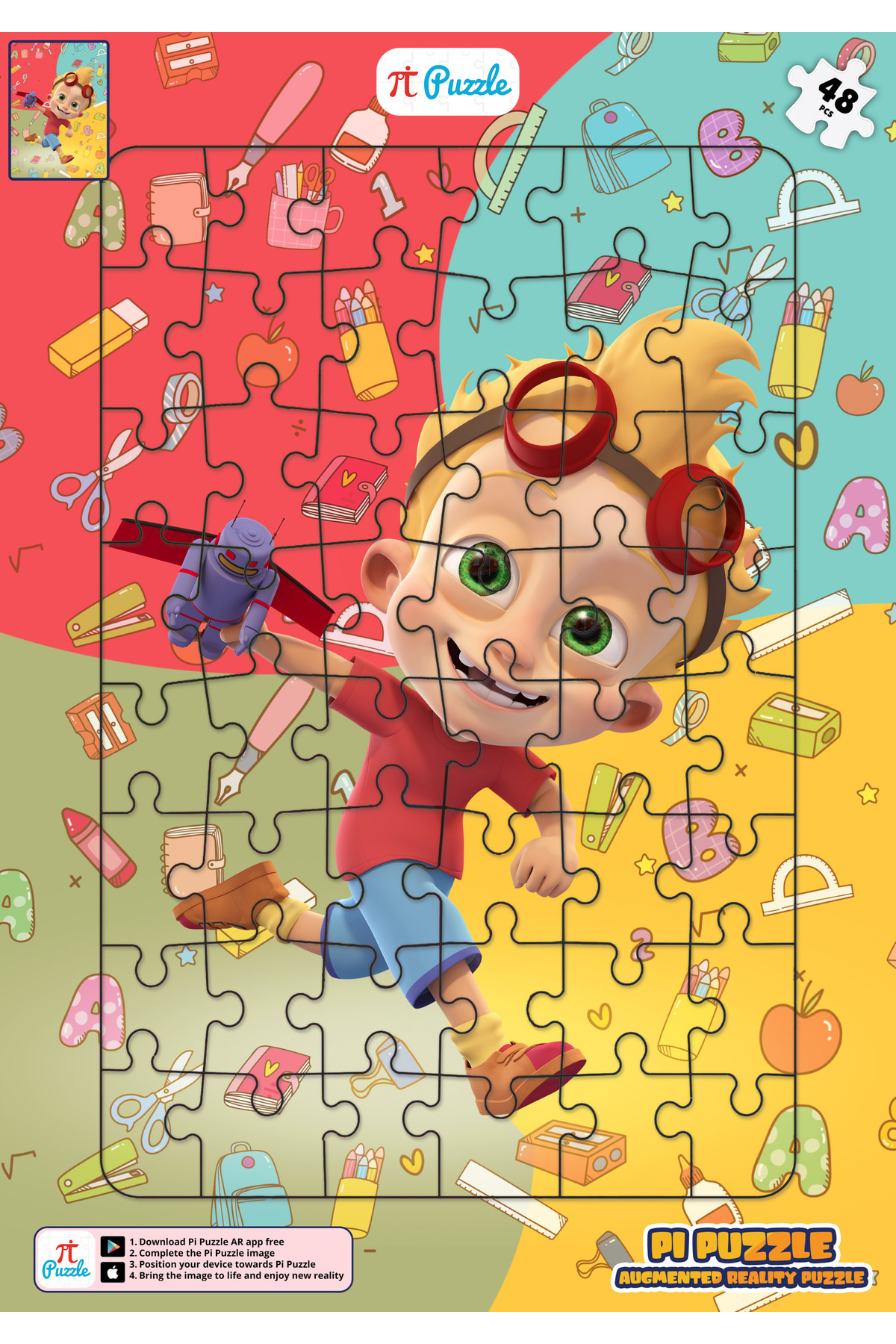 TRT ÇOCUK PIRIL Pırıl Canlanan Puzzle (AR) - Uzay - Fiyatı, Yorumları