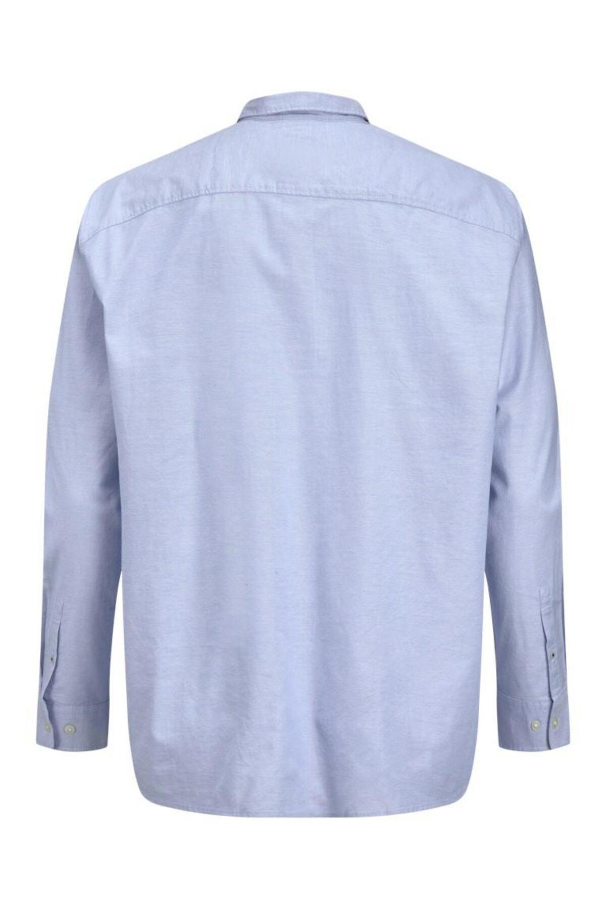 Jack & Jones Jack Jones Oxford Plus Büyük Beden Erkek Gömlek 12190444 görsel 2
