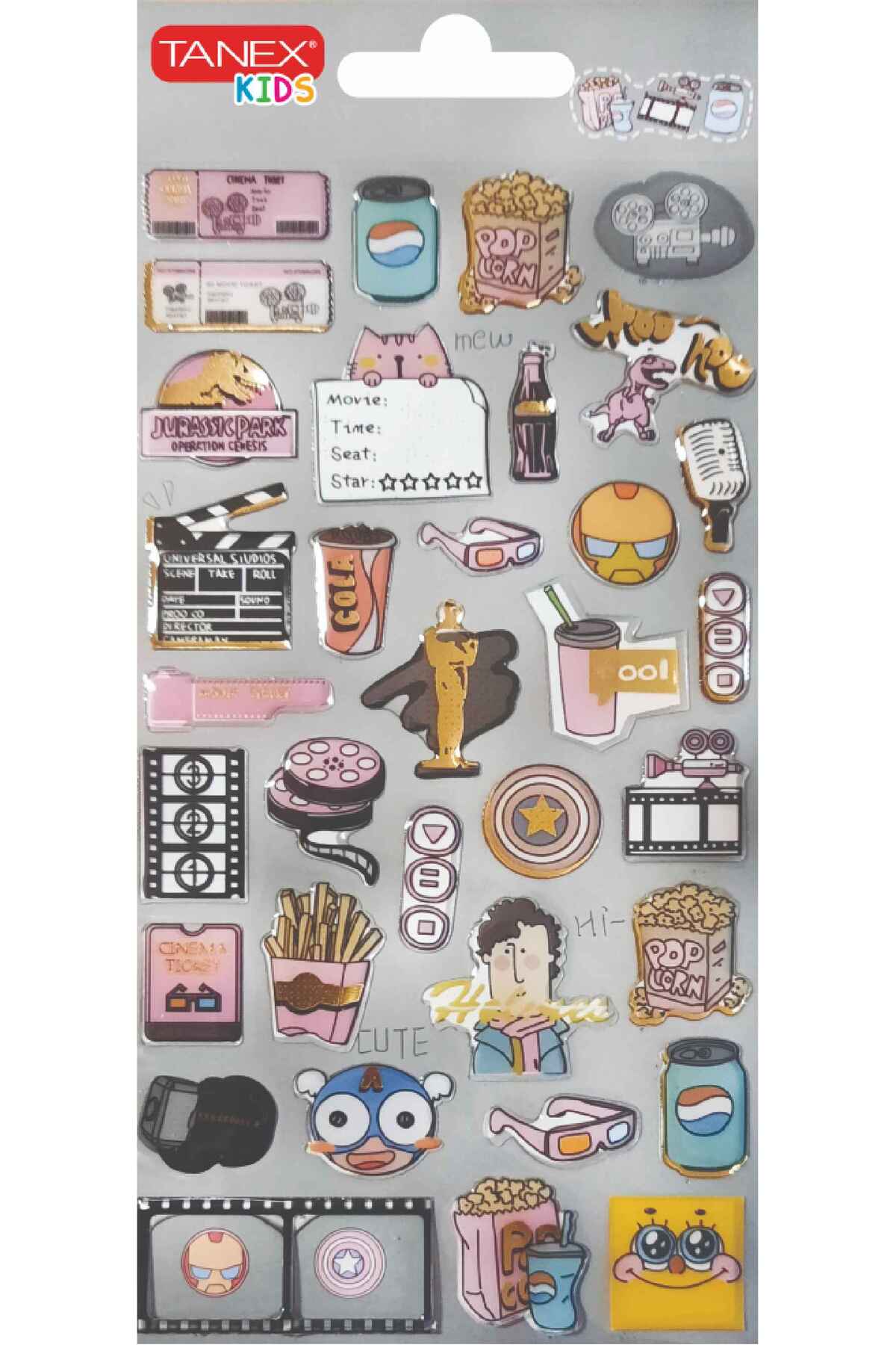 برچسب شفاف سری Crystal-5 مدل Tnx-26505