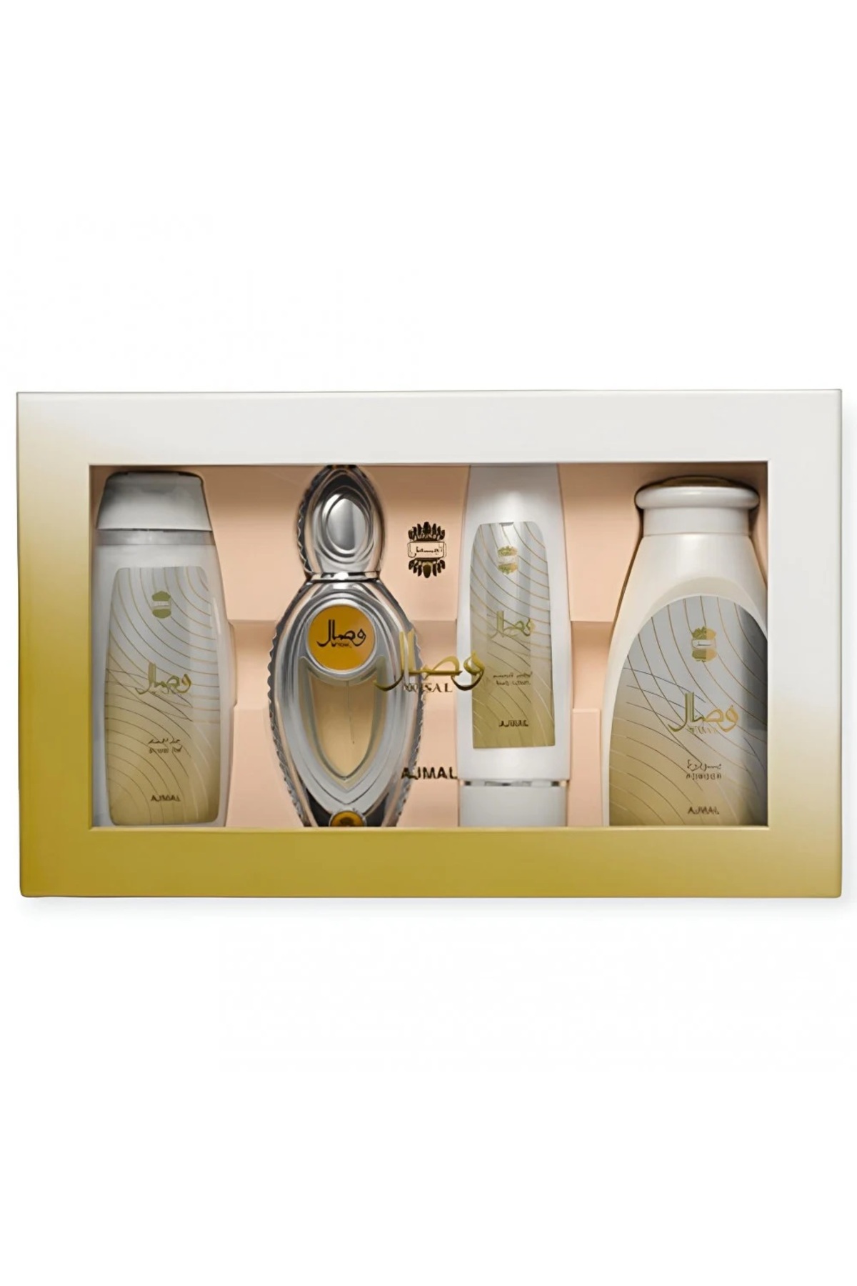 مجموعة هدايا وصال للجنسين، عطر 50 مل، جل استحمام 2...