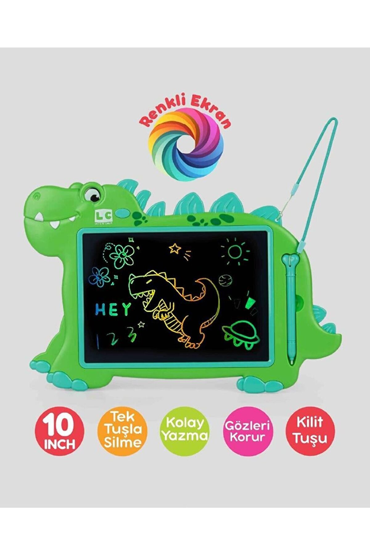 LC Waikiki Sevimli Dinozor Dijital Çizim Tableti 10 inç