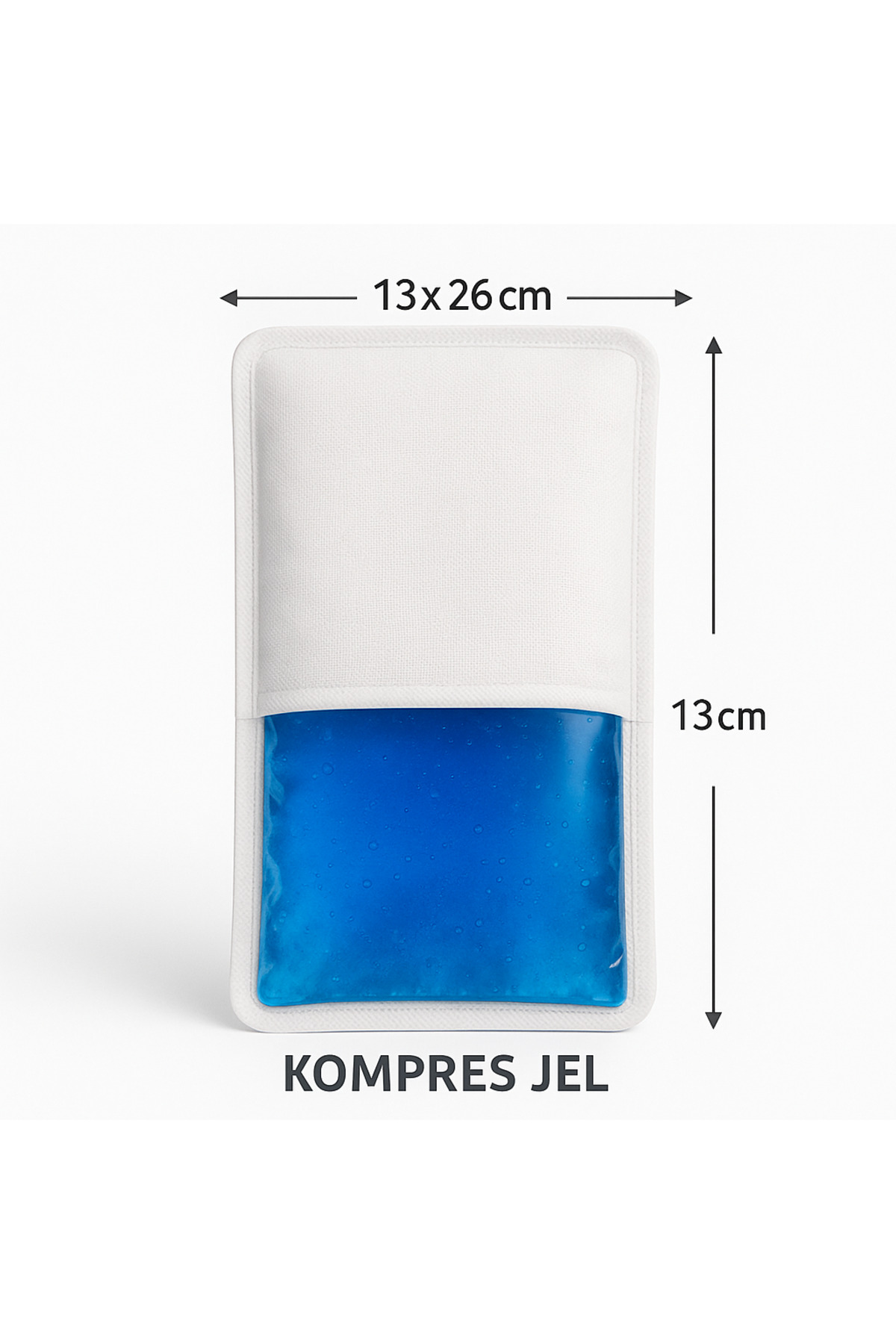 Aqua Sıcak Soğuk Kompres Jel 13x26 cm Kılıflı Tekrar