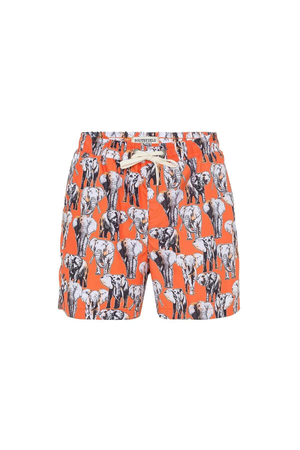 ROUTEFIELD RFVINCE23 Vince Erkek Şort Mayo Turuncu