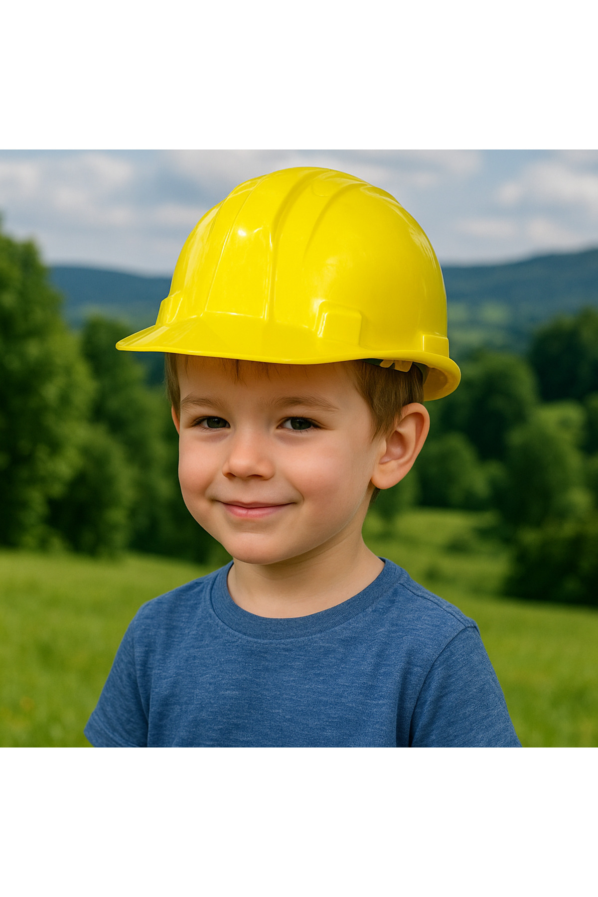 ÖZDEMİR OYUNCAK Çocuklar İçin İnşaatçı Baret – Oyuncak Sarı Kask, Rol Oyun Malzemesi
