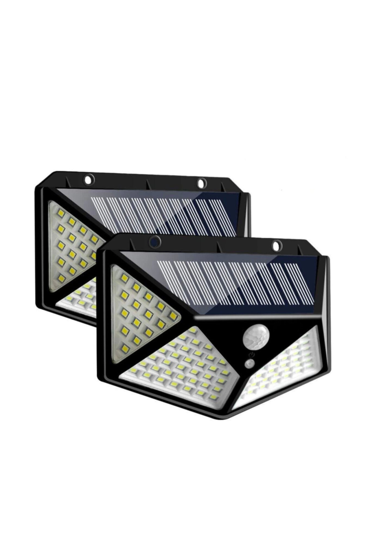 TeknoKesgin Projektör 100 Ledli Işık Sensörlü Güneş Enerjili Solar Lamba