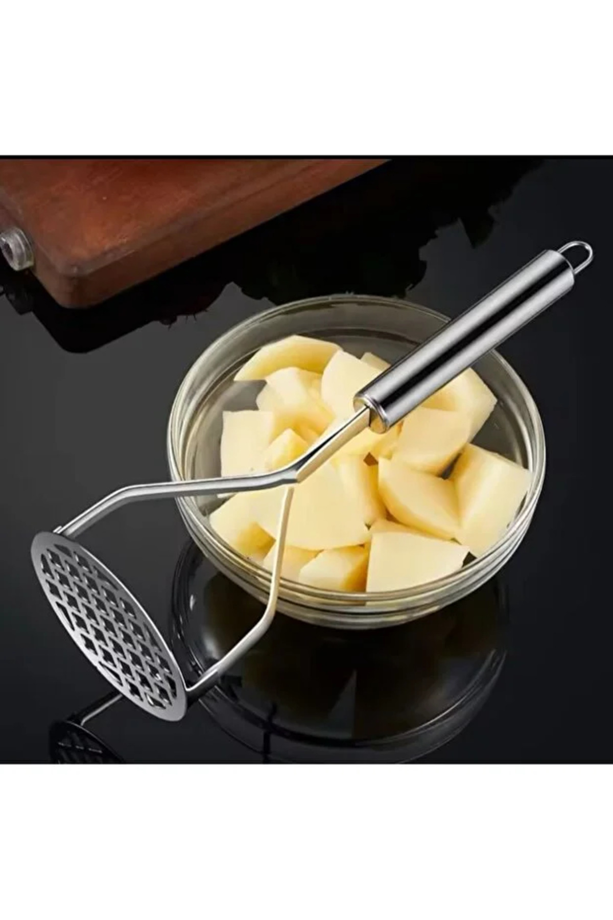 seç al burada Patates Ezici Lüks Paslanmaz Metal Patates Ezici Püre Yapıcı