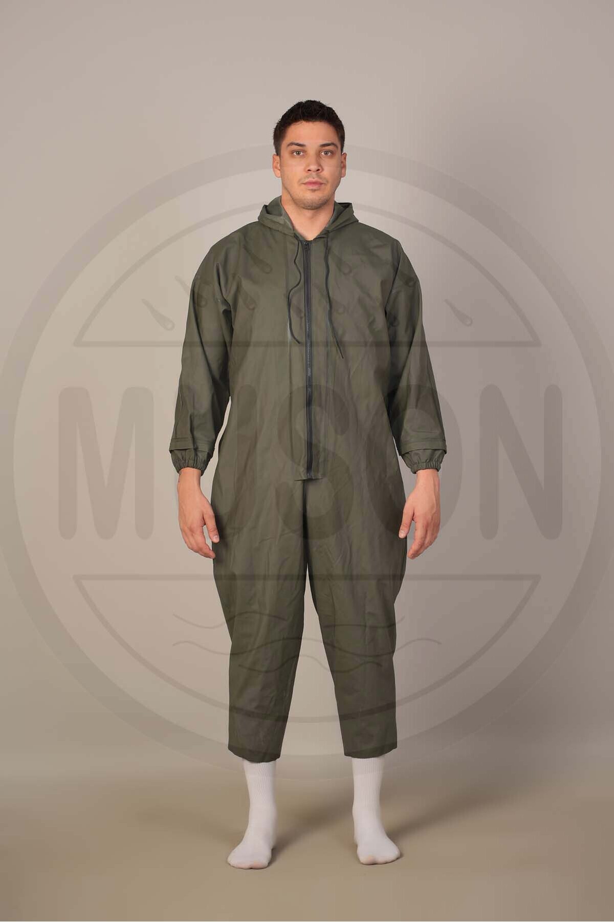 Muson Su Geçirmez Boy Tulum Yağmurluk – Fermuarlı, Kolay Giyilen, Su ve Rüzgar Geçirmez, Dayanıklı