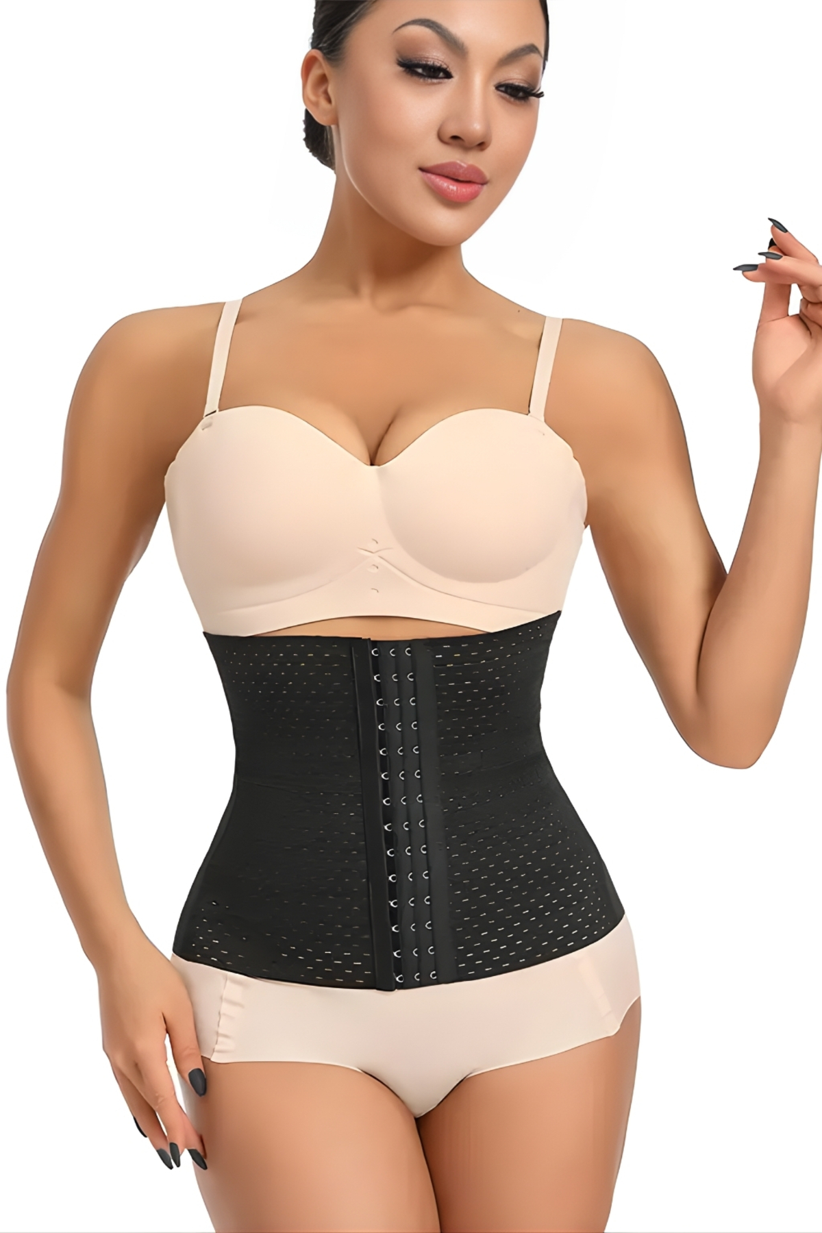 figiza ShapePro Latex Korse Balenli Hava Alan Doğum Sonrası Sıkılaştırıcı ve Toparlayıcı Agraflı Korse fotoğrafı 3 (önizleme)