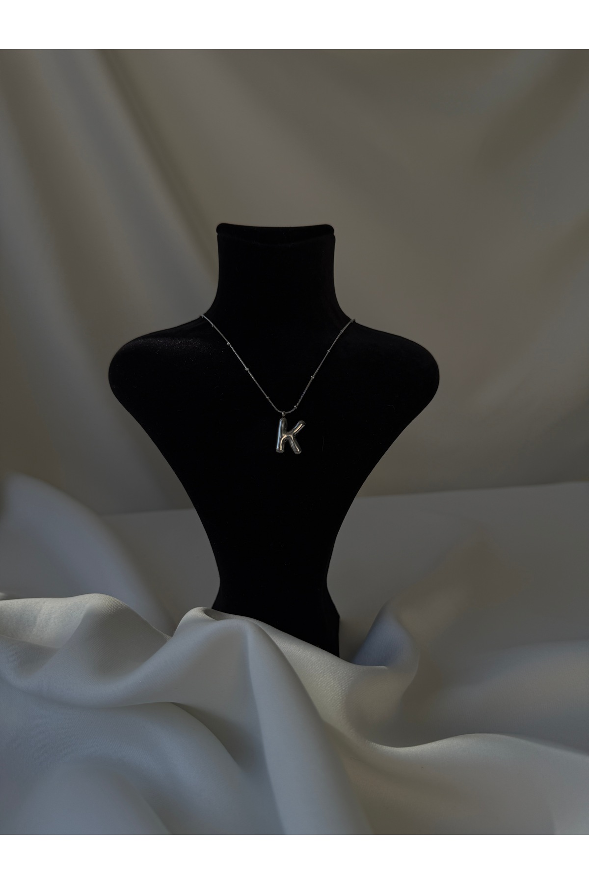 Balon Harf Kolye — Silver