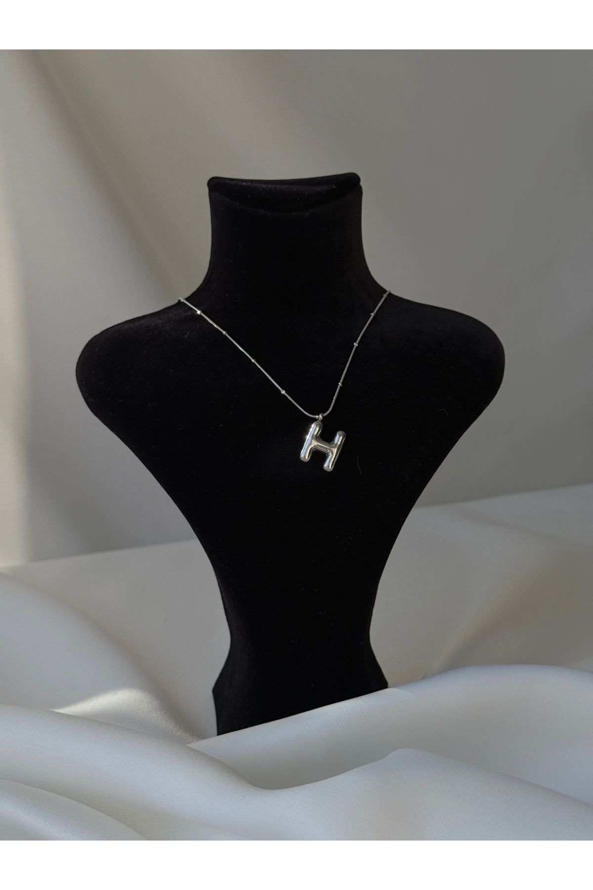 Balon Harf Kolye — Silver