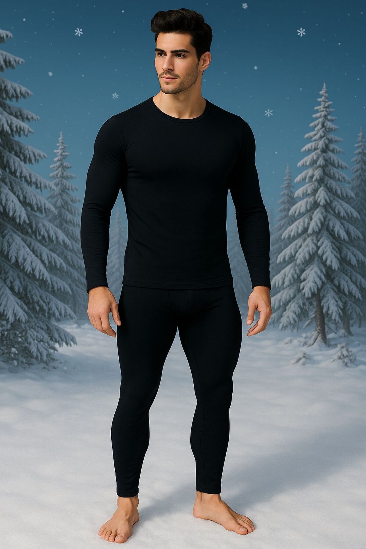 bykombincim Erkek Kışlık Pamuklu Termal Takım Alt Ve Üst MÜKEMMEL KALİTE