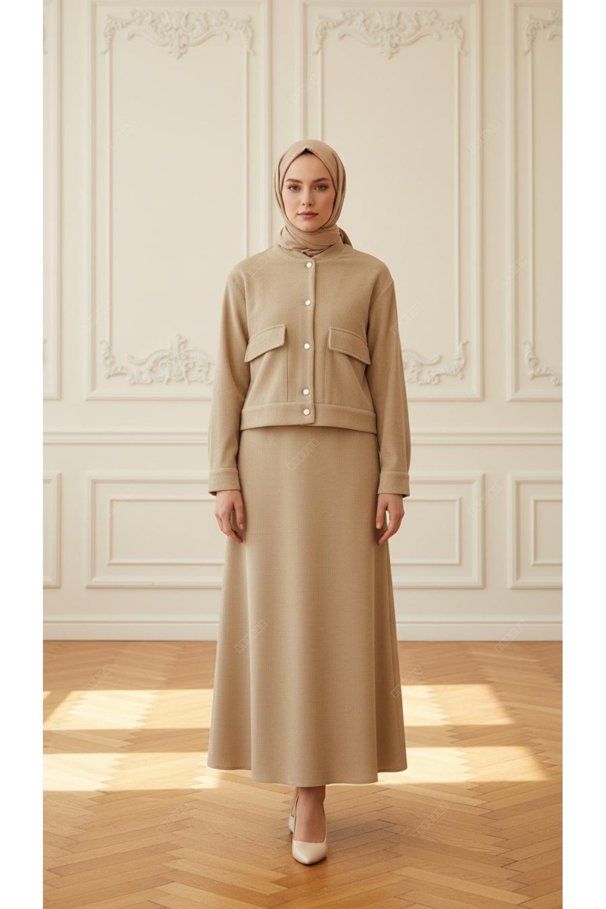 Sim Detaylı Etekli Takım 25kt644