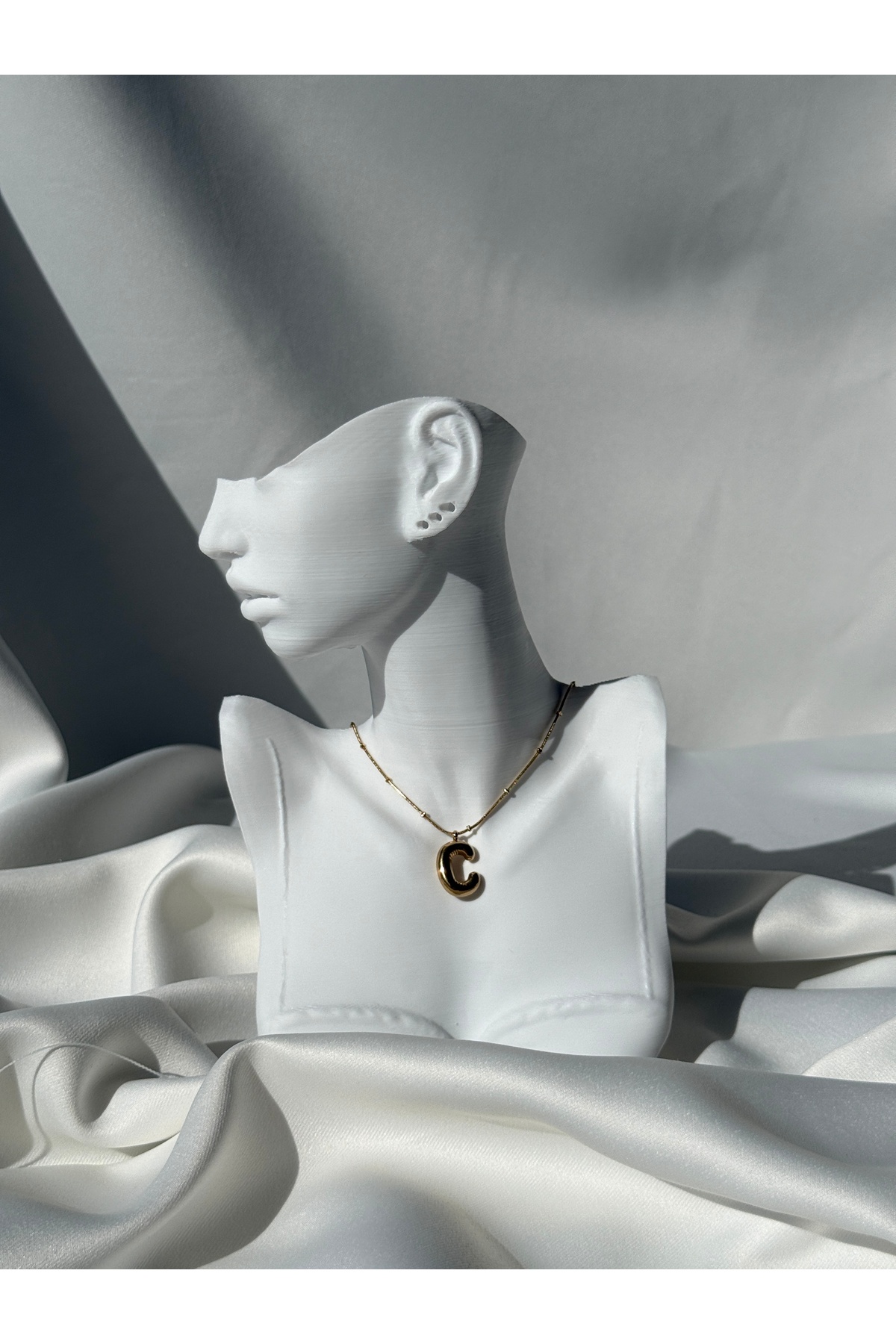 Balon Harf Kolye — Gold