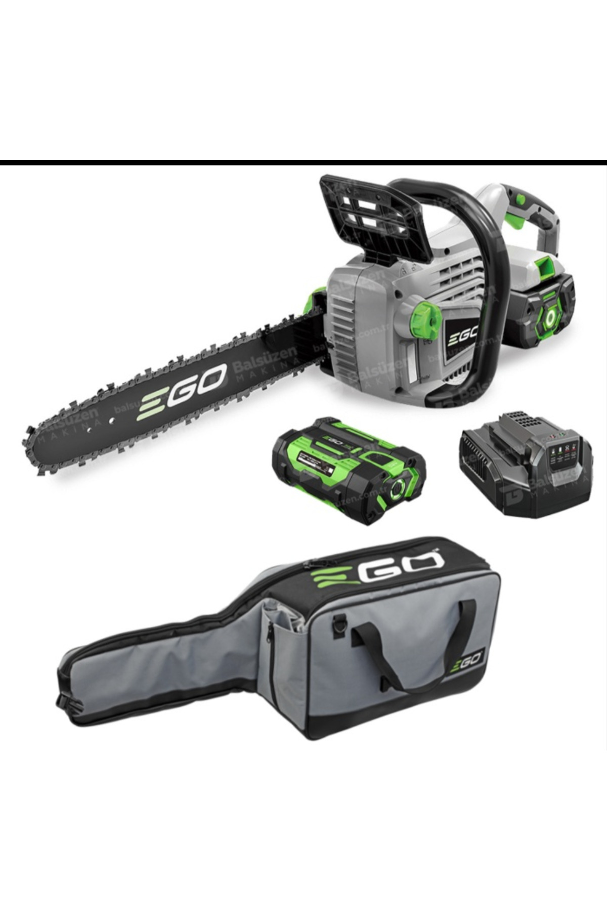Ego CS1800E KİT ÇANTA DAHİL 45 CM ELEKTRİKLİ TESTERE 5 AH AMERİKAN MALI