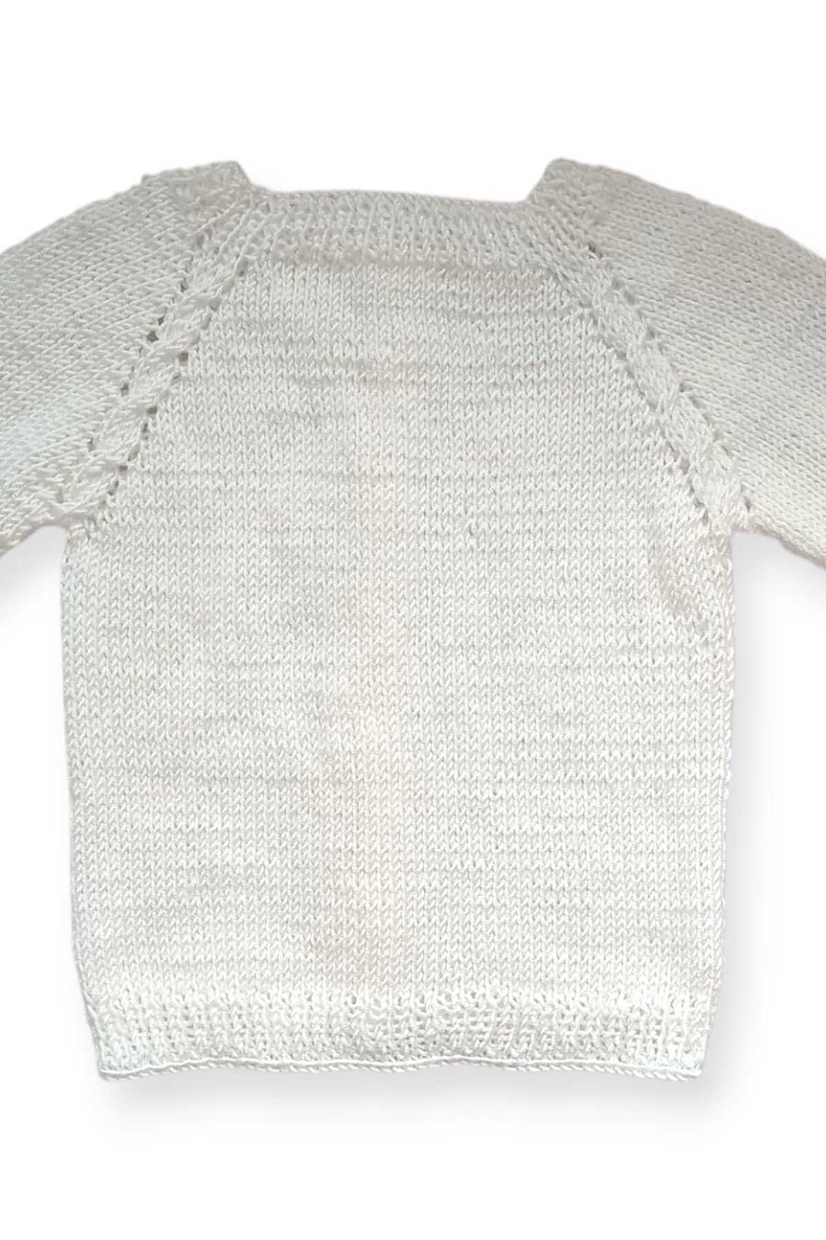 Tokuşka 1-2 Yaş Örgü Unisex Bebek Hırkası fotoğrafı 6 (önizleme)