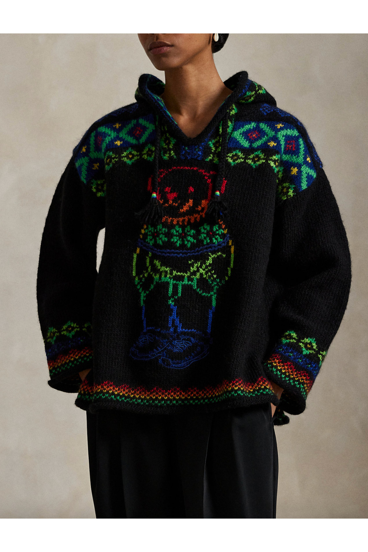 Polo Ralph Lauren Polo Bear Wool Hooded Jumper