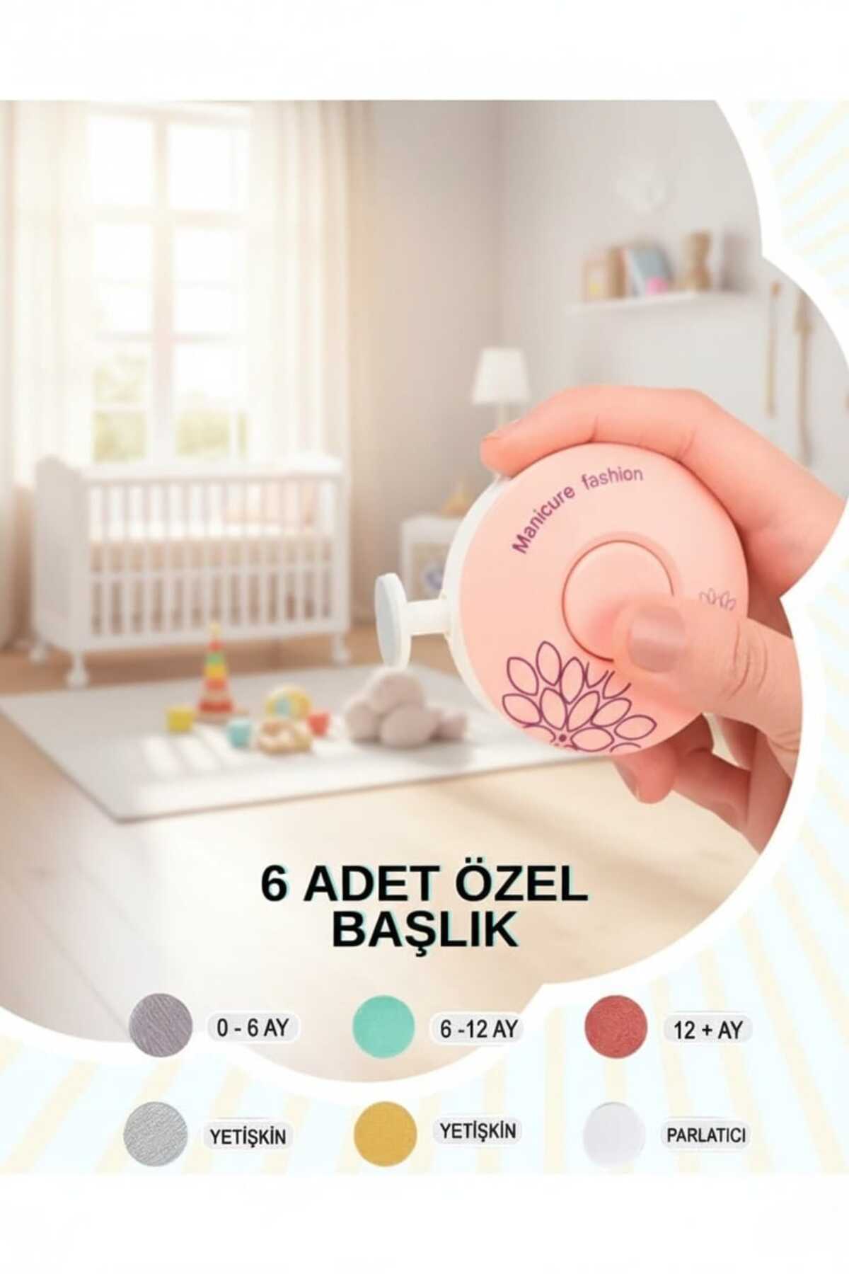 Findify Store Yenidoğan Bebek Dönerli Pilli Tırnak Kesme Törpüleme Makinası Tırnak Makası Bebek Bakım fotoğrafı 4 (önizleme)