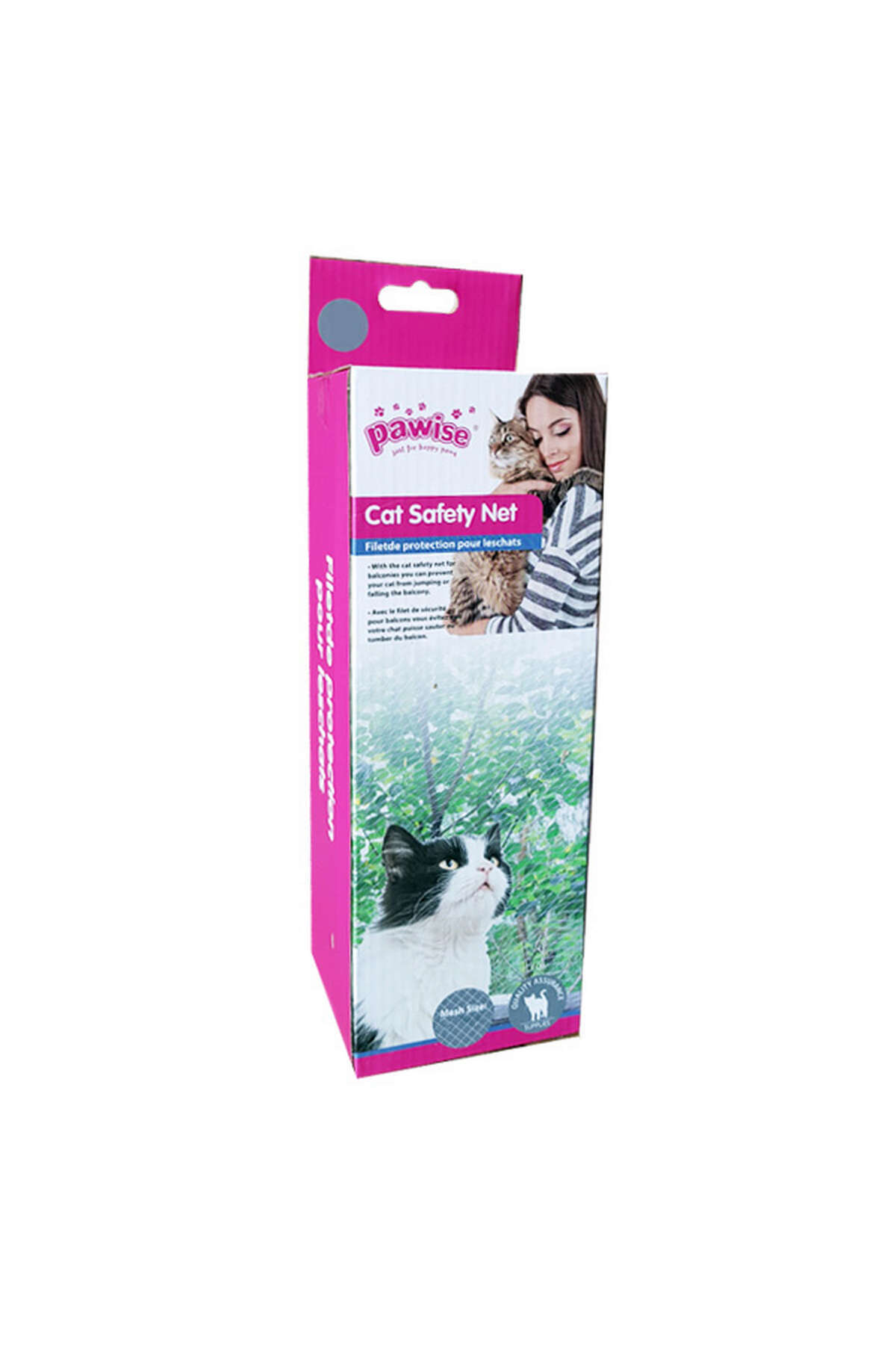 Pawise TECHMRT Balkon Kedi Koruma Şeffaf (233209) Ağ 3x2M
