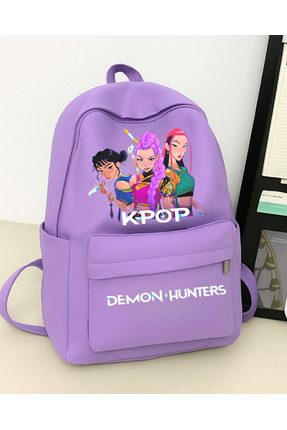Toum KPop Demon Hunters Detail Baskılı Okul, Dershane, Kurs Sırt Çantası