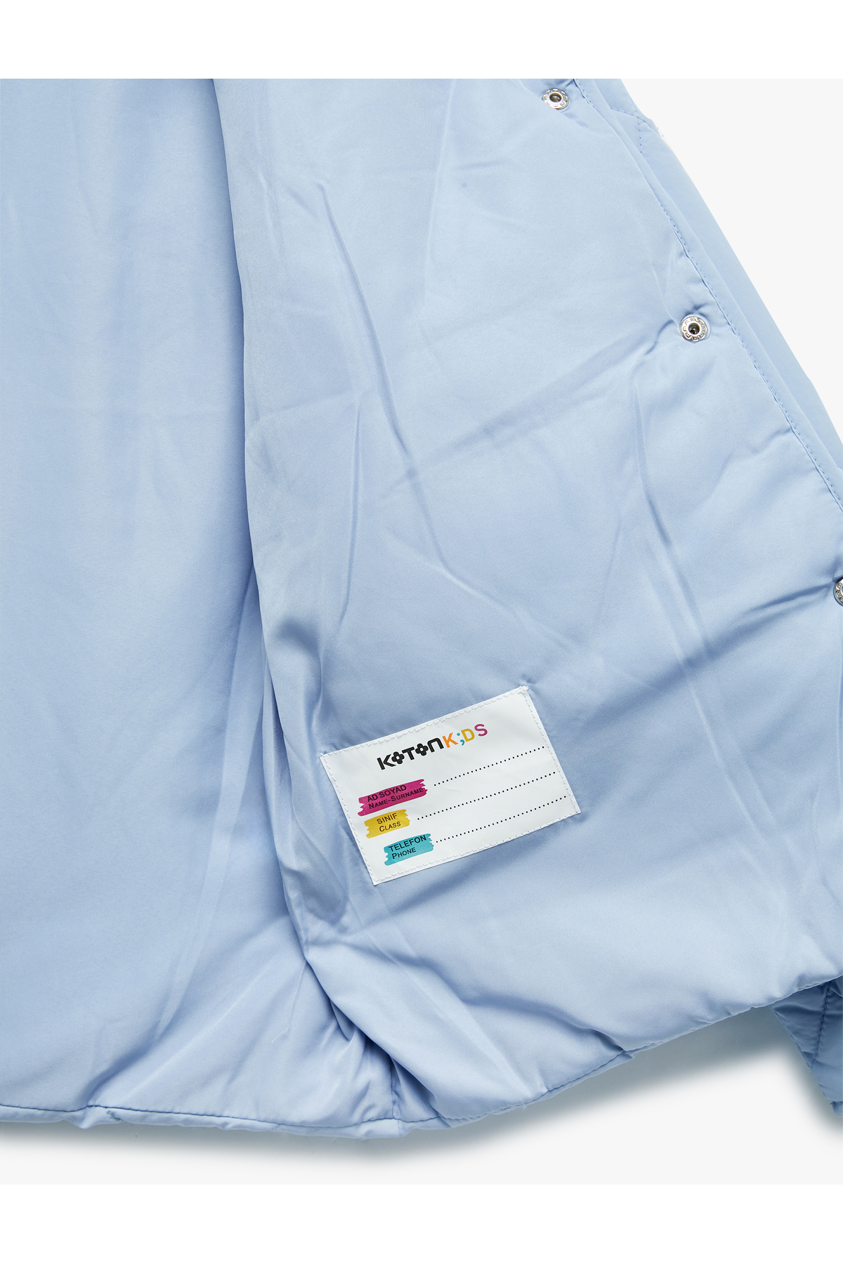 Koton Uzun Kollu Bisiklet Yaka Cepli Kapitone Mevsimlik Mont fotoğrafı 4 (önizleme)