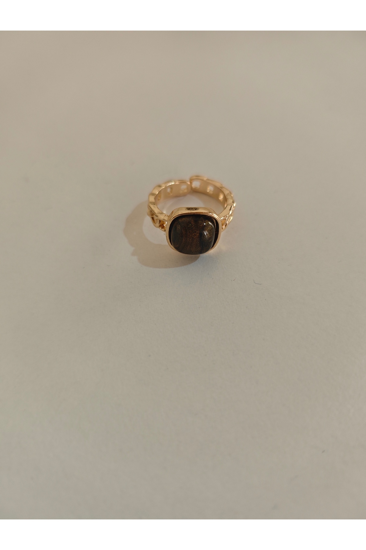 MURASSA BUTİK  Zarif Ayarlanabilir Vintage Trend Yüzük - Görsel 2