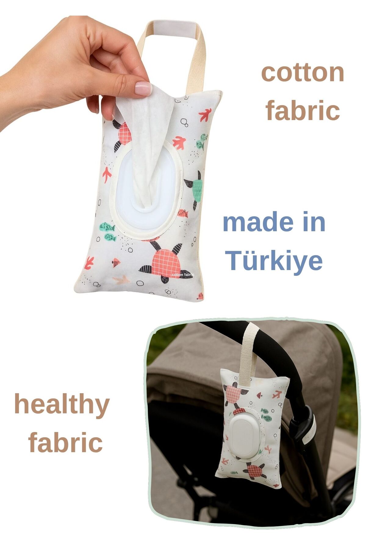 Melien Araba Kamyon Islak Mendil Saklama Çantası Evde İşte Seyahatte Bebek Arabasında Islak Mendil Kutusu fotoğrafı 4 (önizleme)