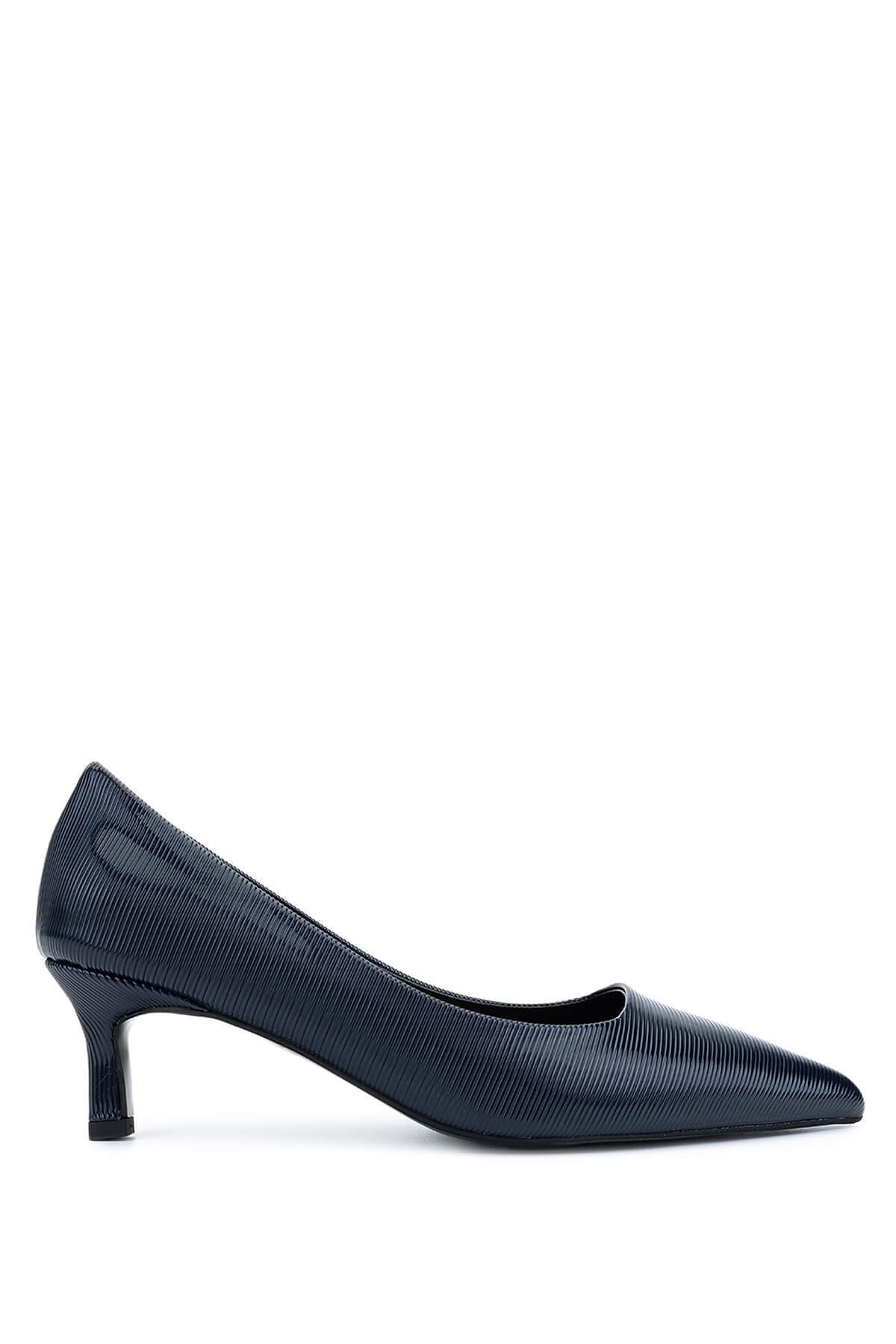 تامر تانجا کفش پاشنه بلند زنانه چرم مصنوعی سرمه‌ای